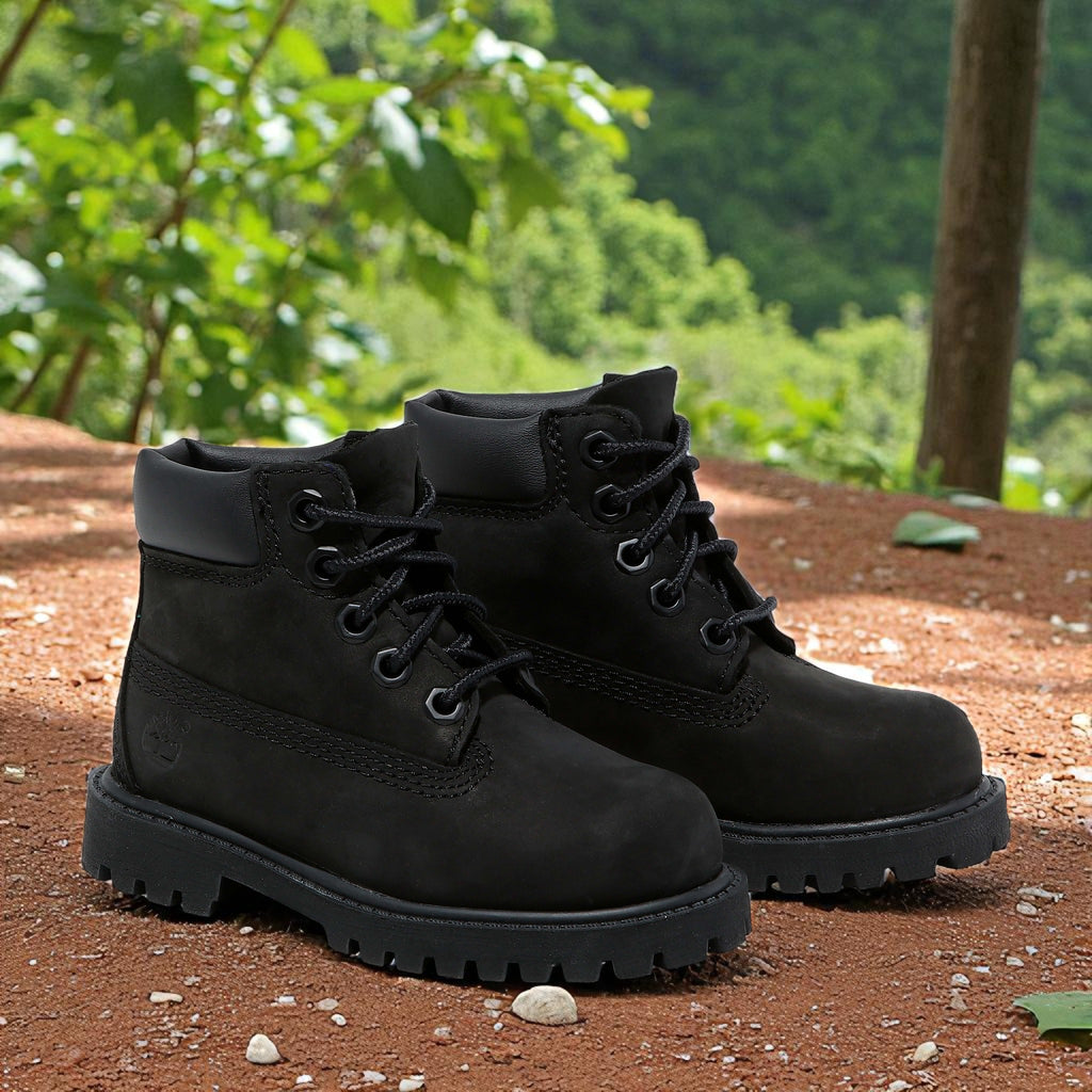 [TB012807001] Toddlers Timberland 6 INCH PREMIUM BOOT 'TRIPLE BLACK'
