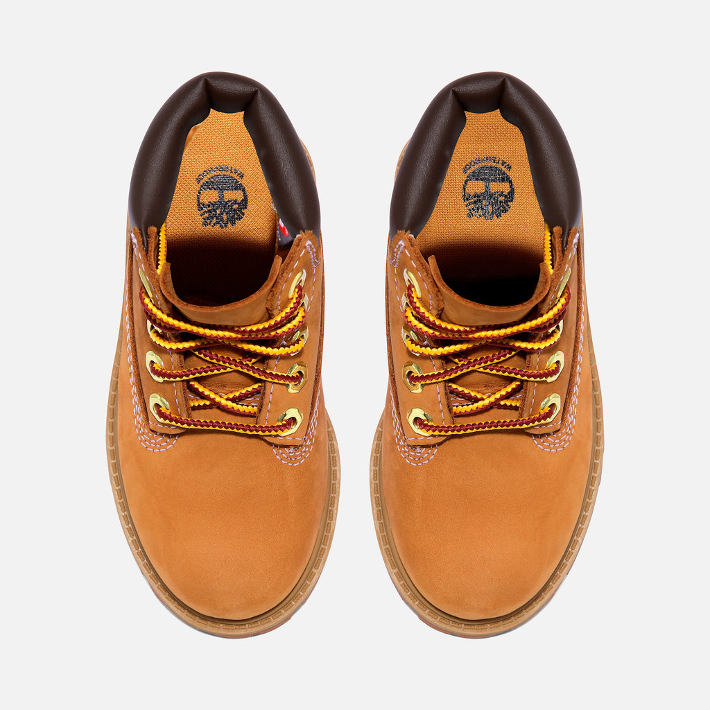 [TB012809713] Toddlers Timberland 6 INCH PREMIUM BOOT 'WHEAT' WIDE