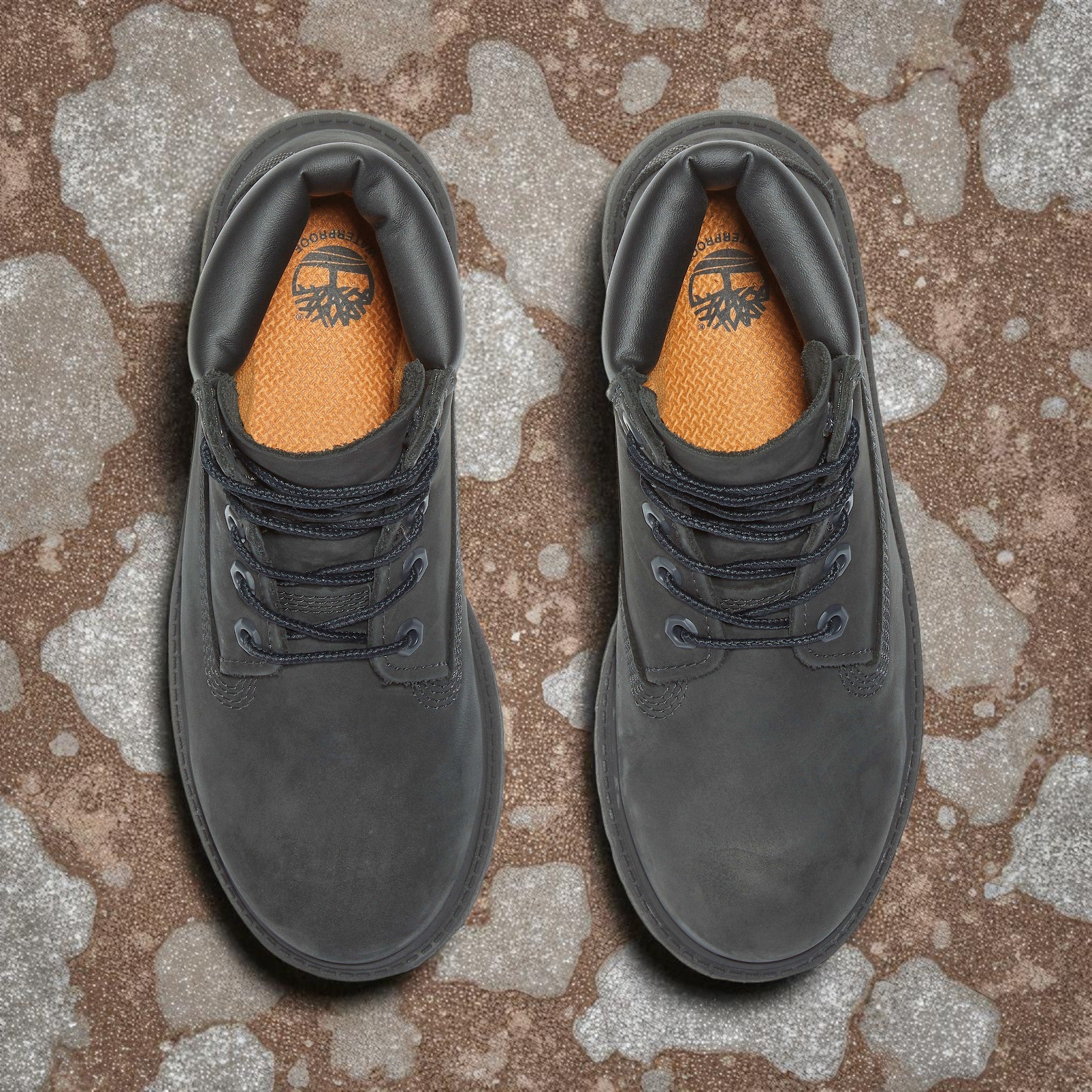 [TB012907001] Grade School Timberland 6 INCH PREMIUM JUNIOR 'BLACK'