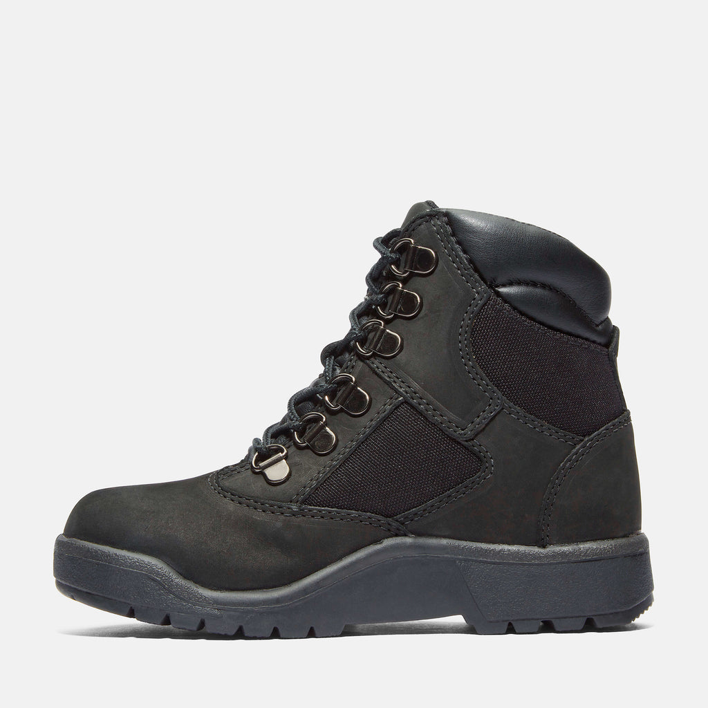 [TB044790001] Preschool Timberland 6 INCH FIELD BOOT YOUTH 'BLACK'
