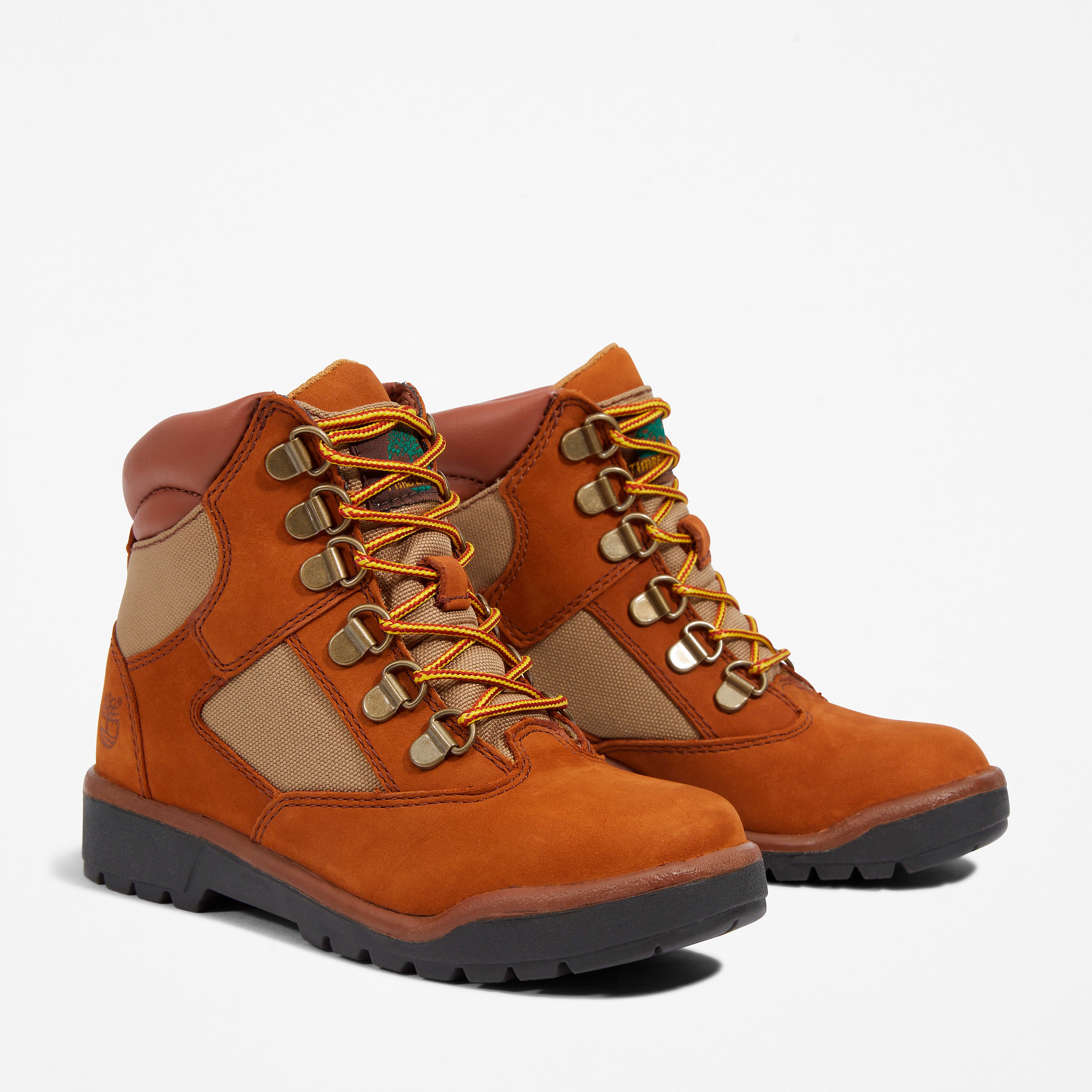 [TB044796210] Preschool Timberland 6 INCH FIELD BOOT YOUTH 'MEDIUM BROWN'