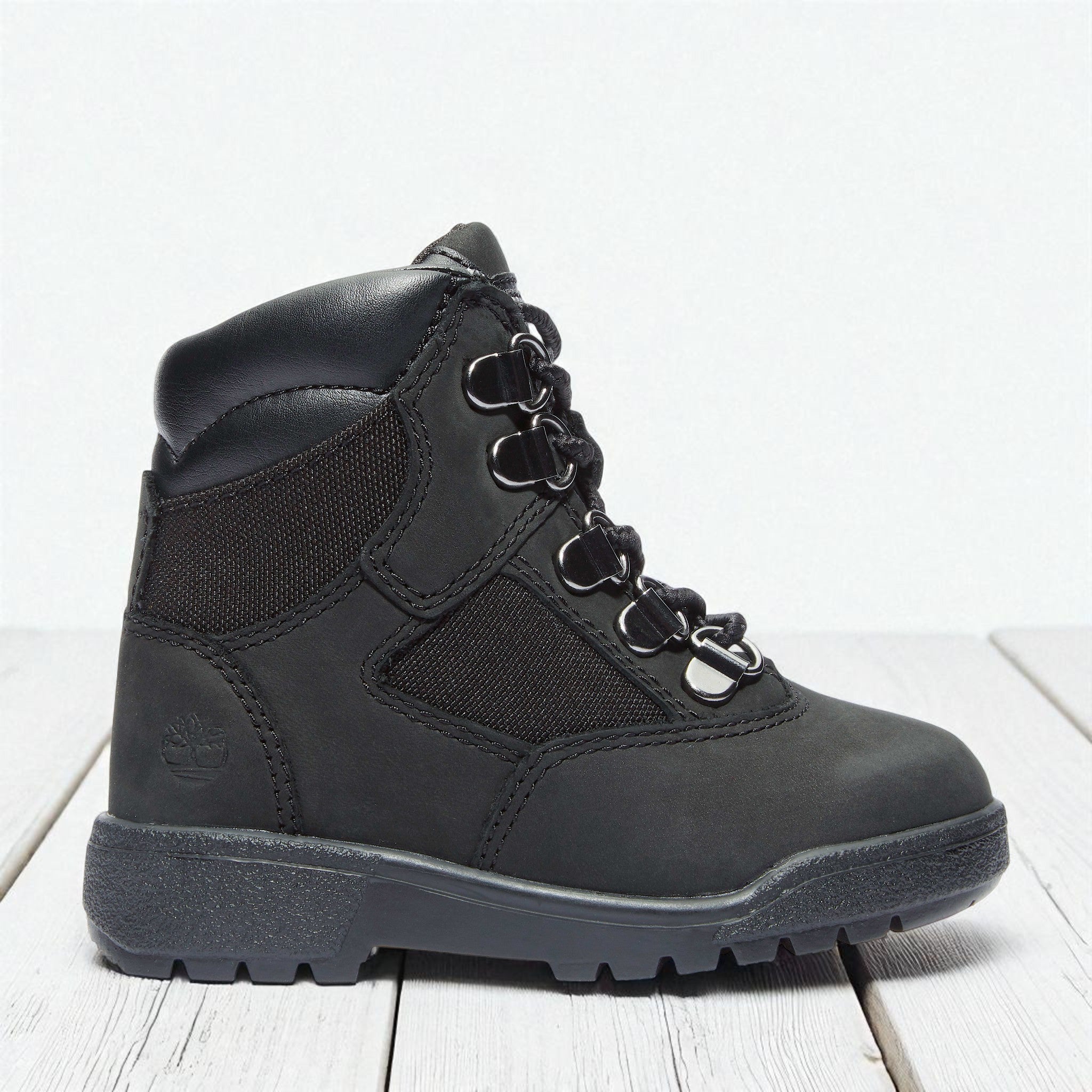 [TB044890001] Toddlers Timberland 6 INCH FIELD BOOT 'BLACK NUBUCK'