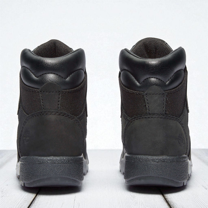 [TB044890001] Toddlers Timberland 6 INCH FIELD BOOT 'BLACK NUBUCK'