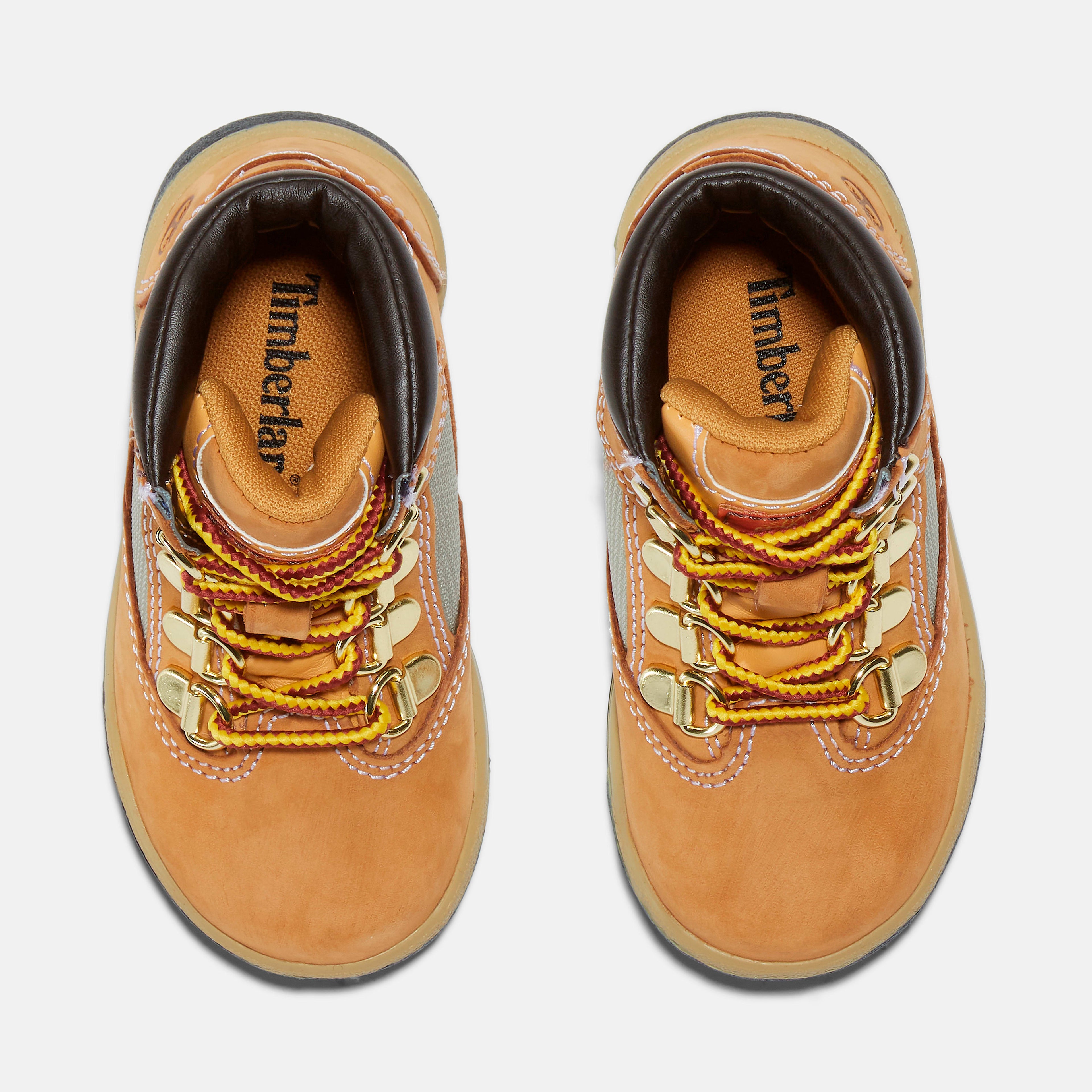 [TB044893231] Toddlers Timberland 6 INCH FIELD BOOT 'WHEAT'