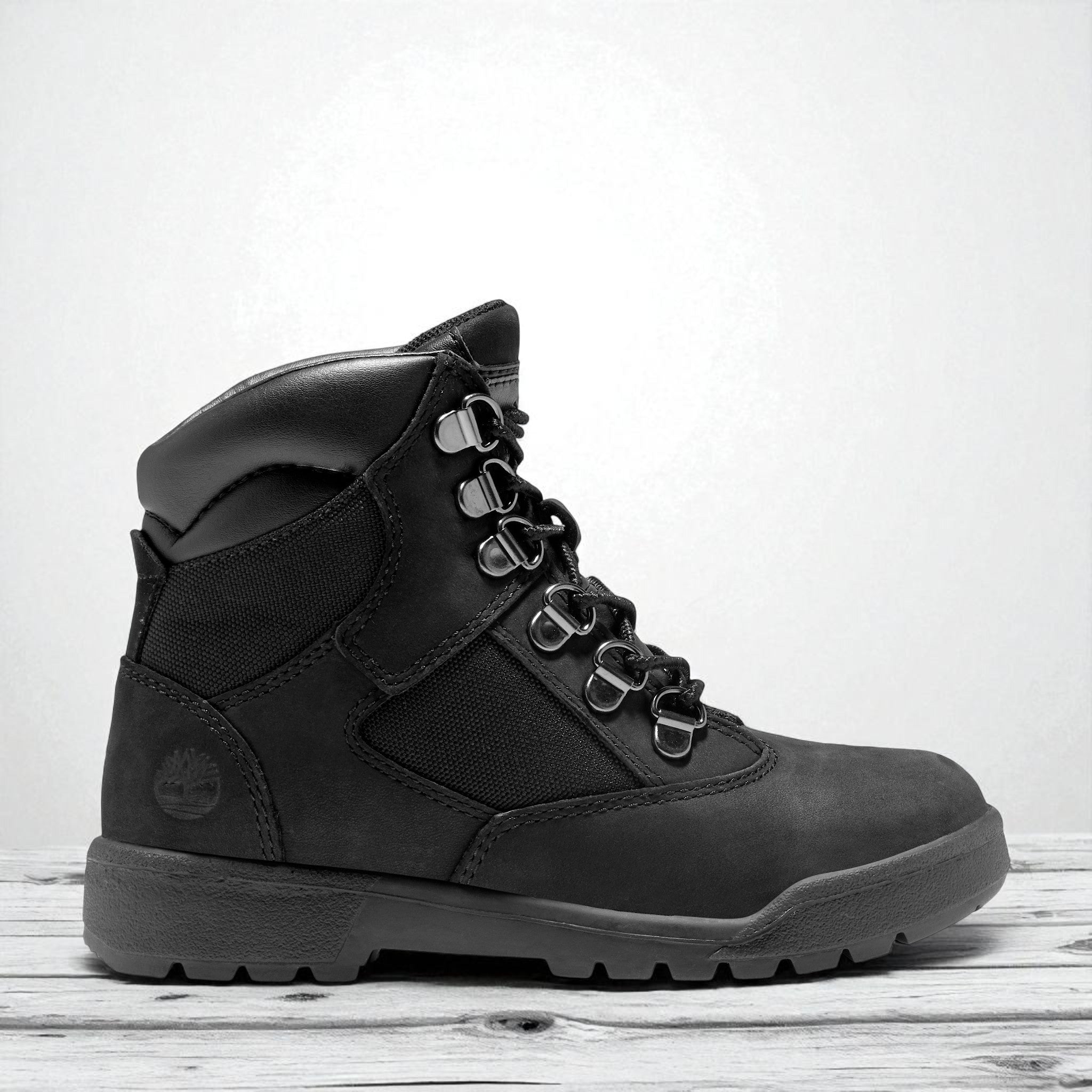 [TB044990001] Grade School Timberland 6 INCH FIELD BOOT JUNIOR 'BLACK'