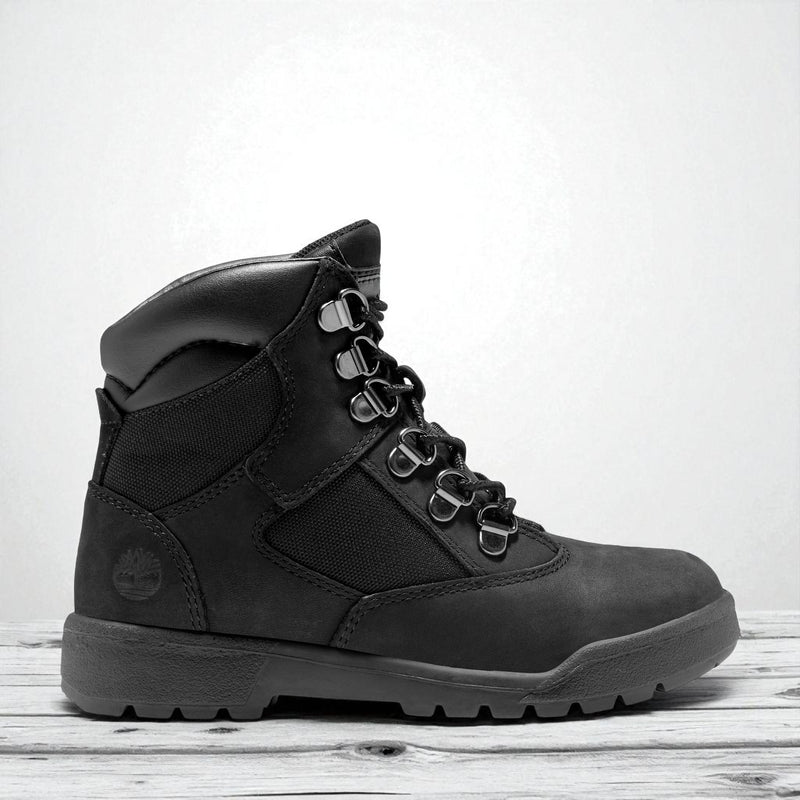 [TB044990001] Grade School Timberland 6 INCH FIELD BOOT JUNIOR 'BLACK'