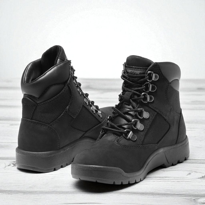 [TB044990001] Grade School Timberland 6 INCH FIELD BOOT JUNIOR 'BLACK'