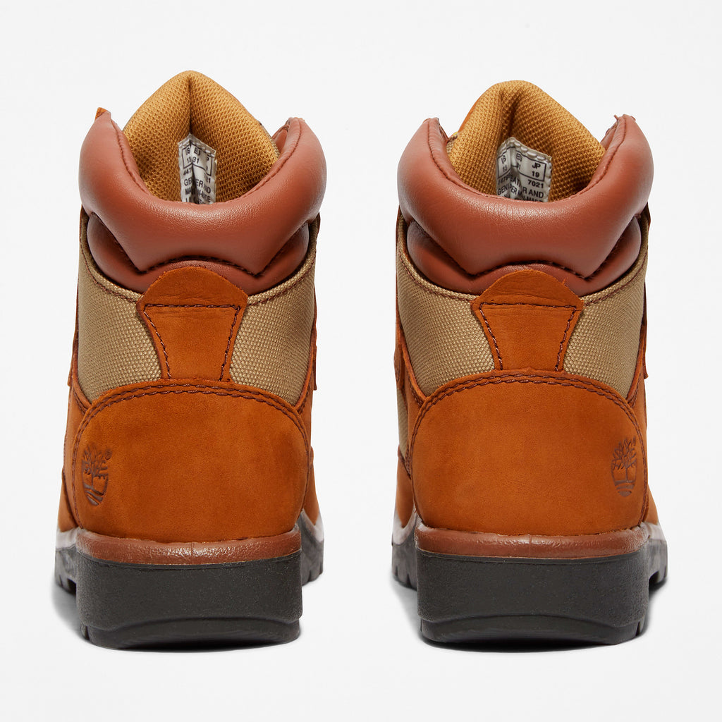 [TB044996210] Grade School Timberland 6 INCH FIELD BOOT JUNIOR 'MEDIUM BROWN'