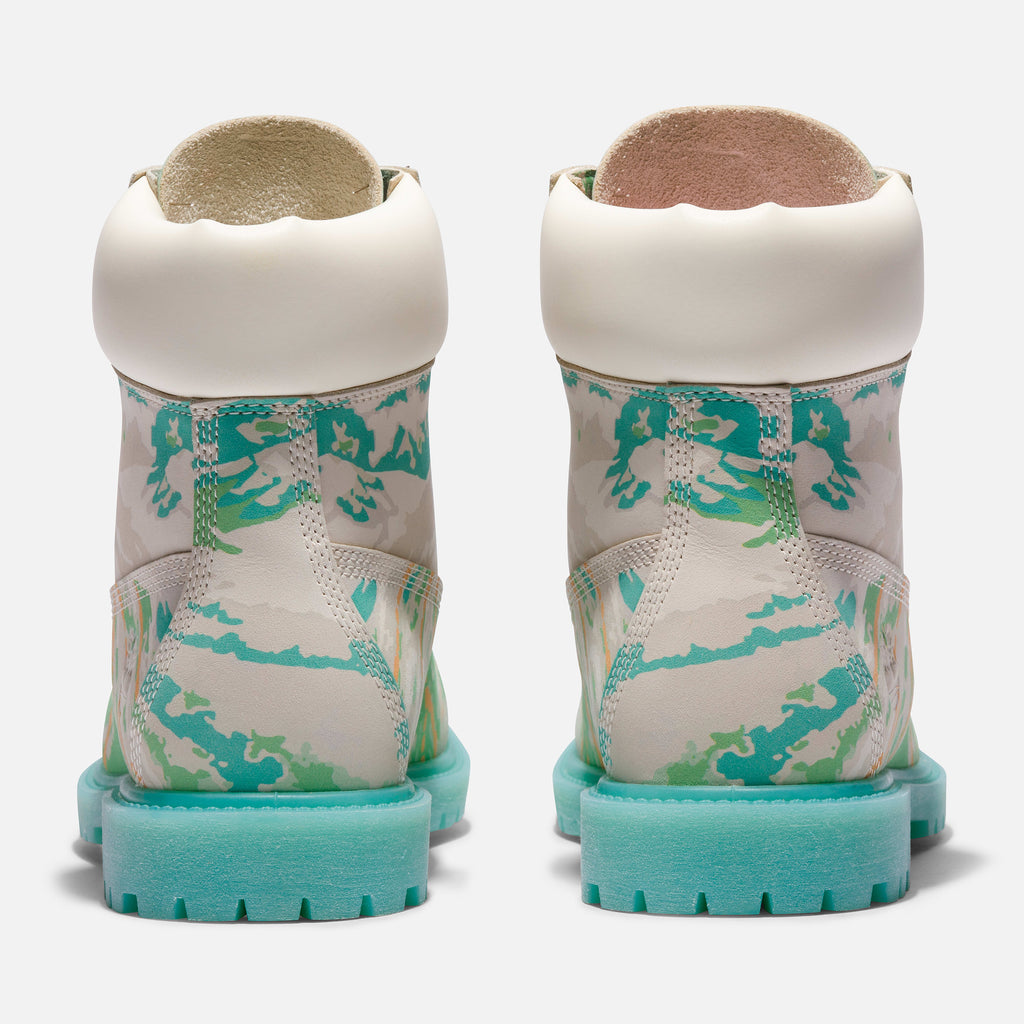 [TB0A5QBN959] WOMENS TIMBERLAND SKI SCHOOL 6 INCH PREMIUM BOOT 'TRAIL MAPS - BLUE GREEN NUBUCK'
