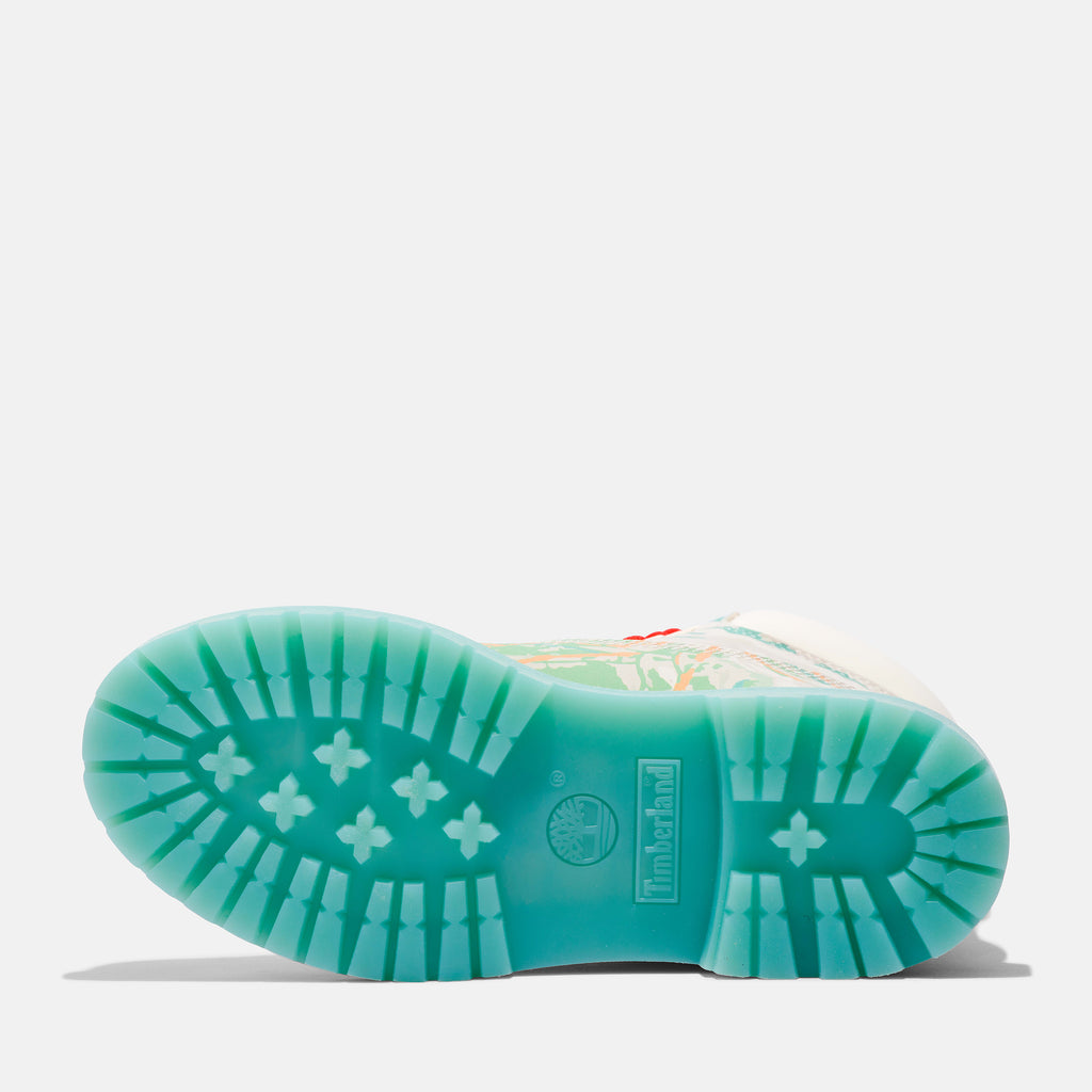 [TB0A5QBN959] WOMENS TIMBERLAND SKI SCHOOL 6 INCH PREMIUM BOOT 'TRAIL MAPS - BLUE GREEN NUBUCK'