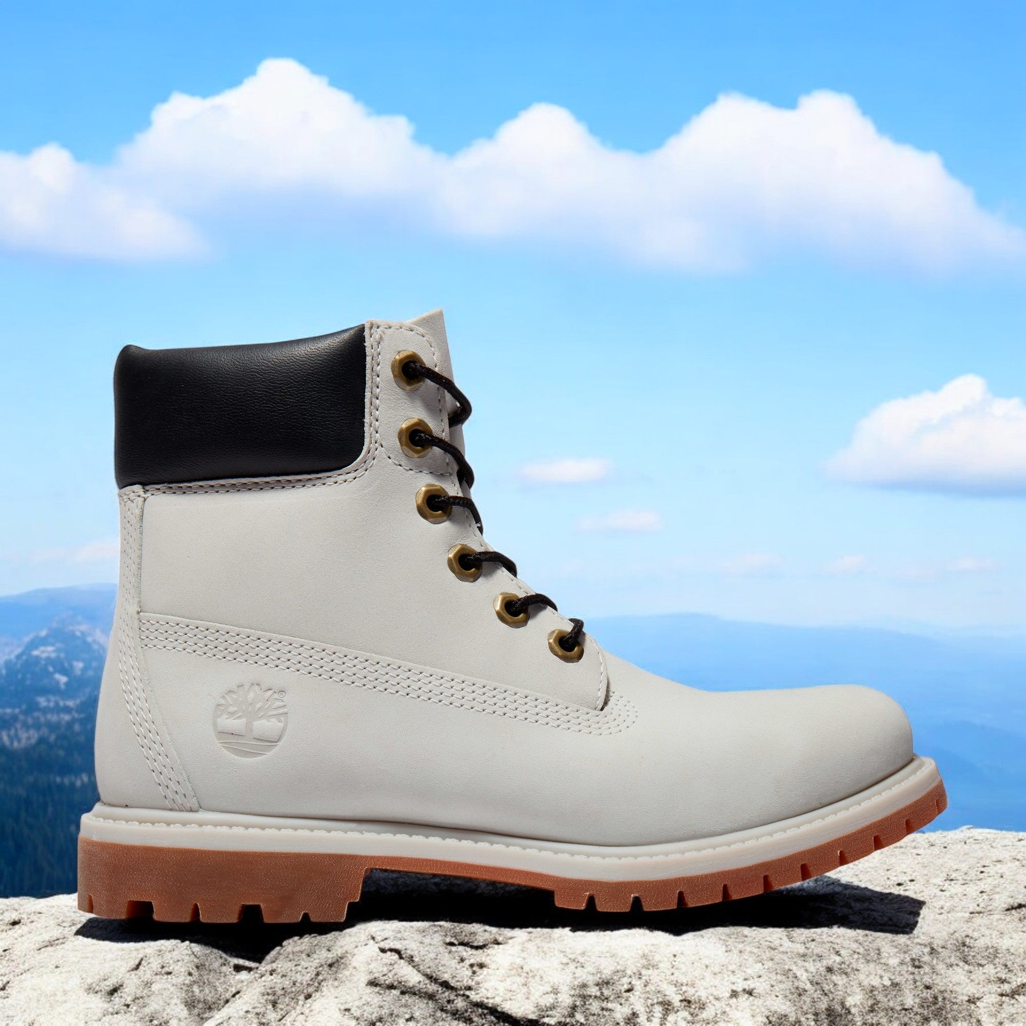 [TB0A5SS3027] WOMENS TIMBERLAND 6 INCH PREMIUM BOOT 'LIGHT GREY'