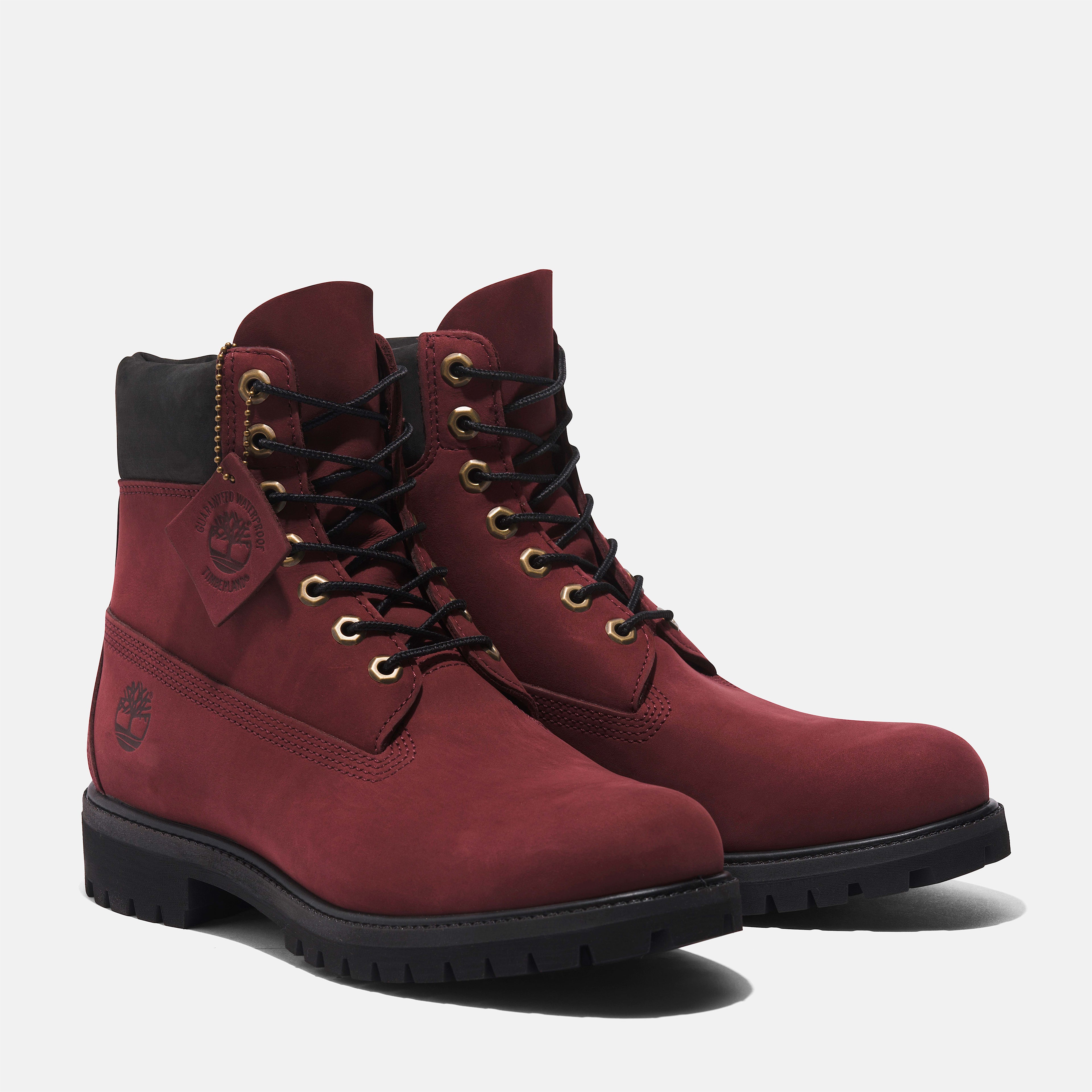 [TB0A5VB5C60] MENS TIMBERLAND 6 INCH PREMIUM BOOT 'BURGUNDY'