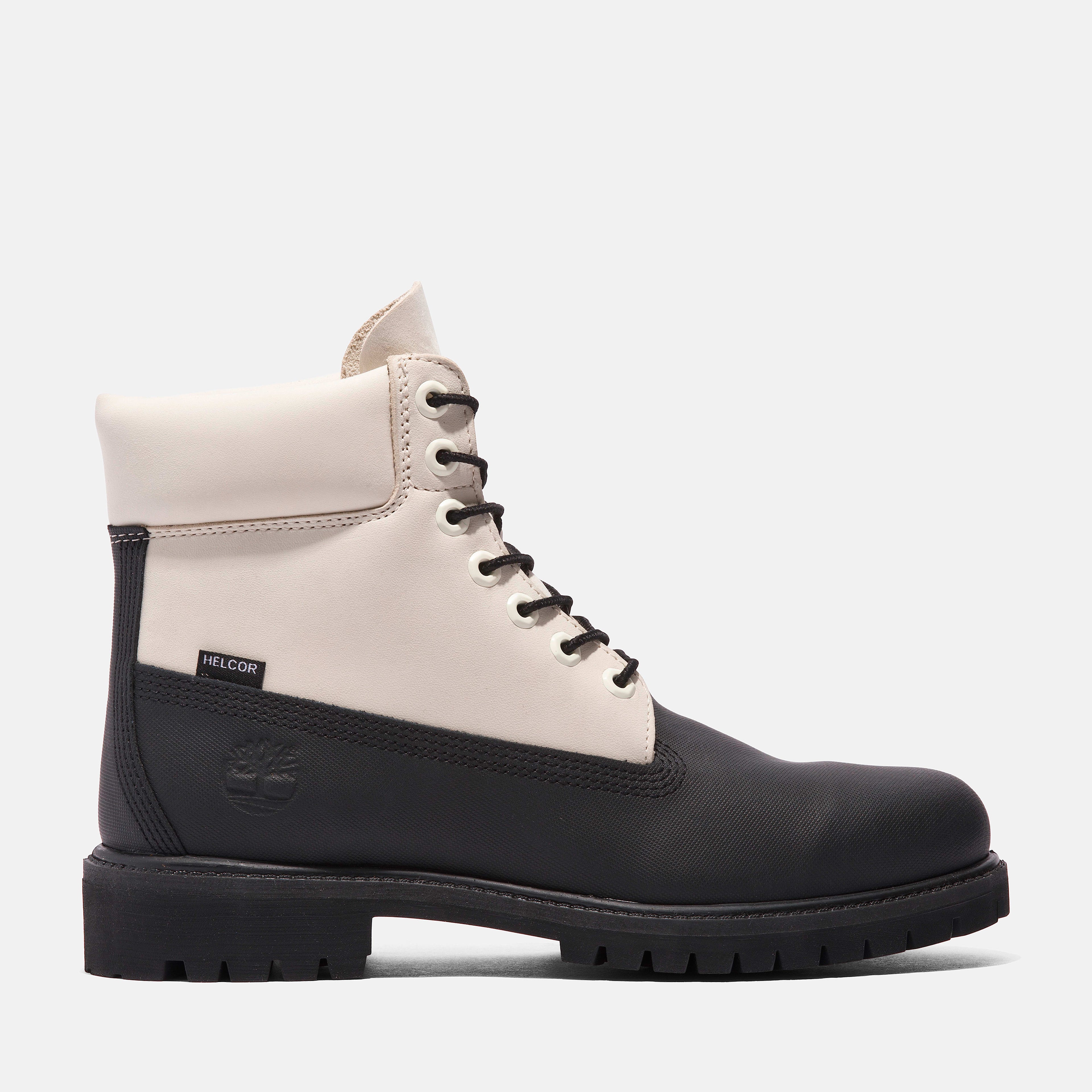 [TB0A5YQW015] MENS TIMBERLAND 6 INCH PREMIUM BOOT 'WHITE BLACK'