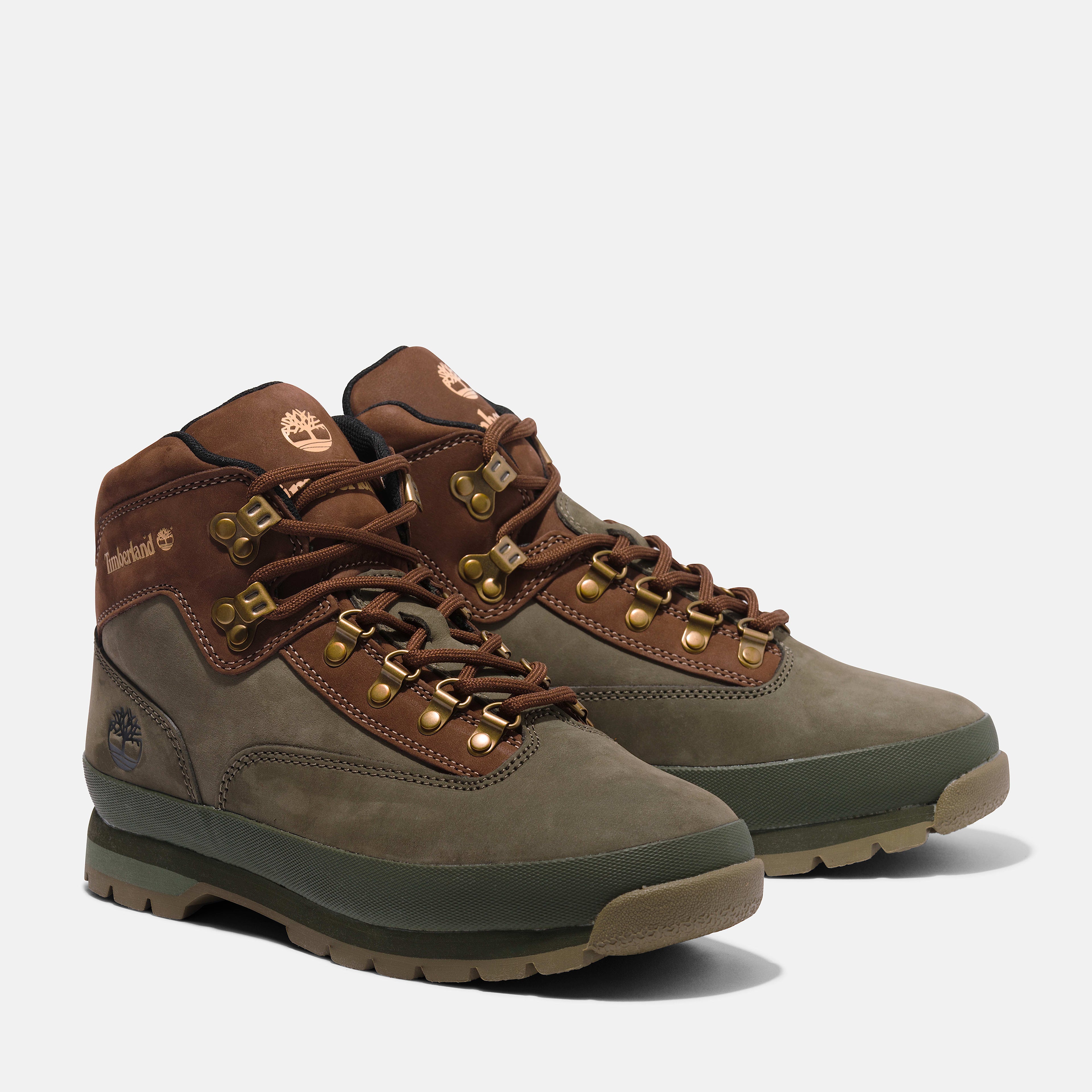 [TB0A5ZHHA58] MENS TIMBERLAND EURO HIKER MID 'DARK GREEN'