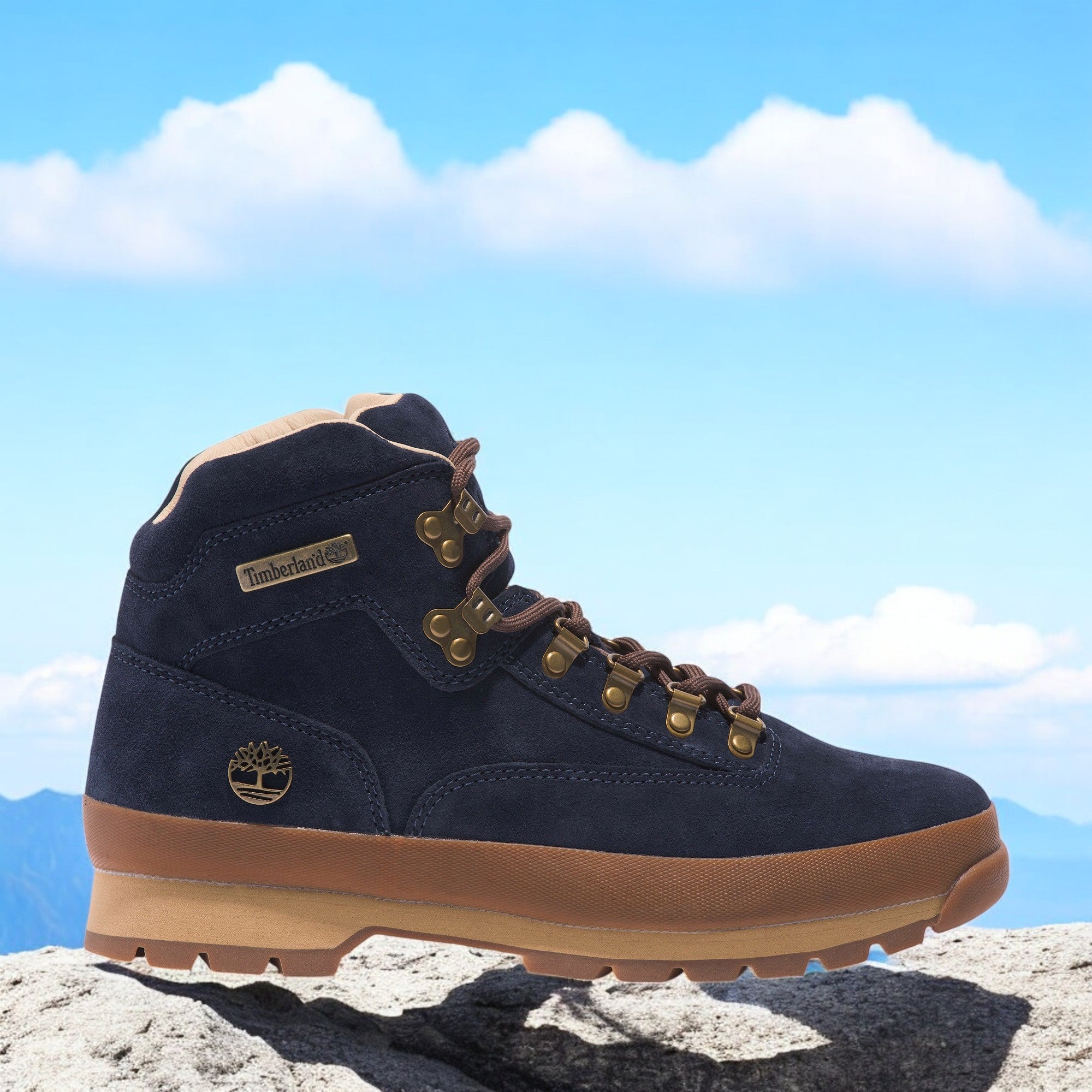 [TB0A6839EP3] MENS TIMBERLAND EURO HIKER MID LACE UP 'DARK BLUE SUEDE'