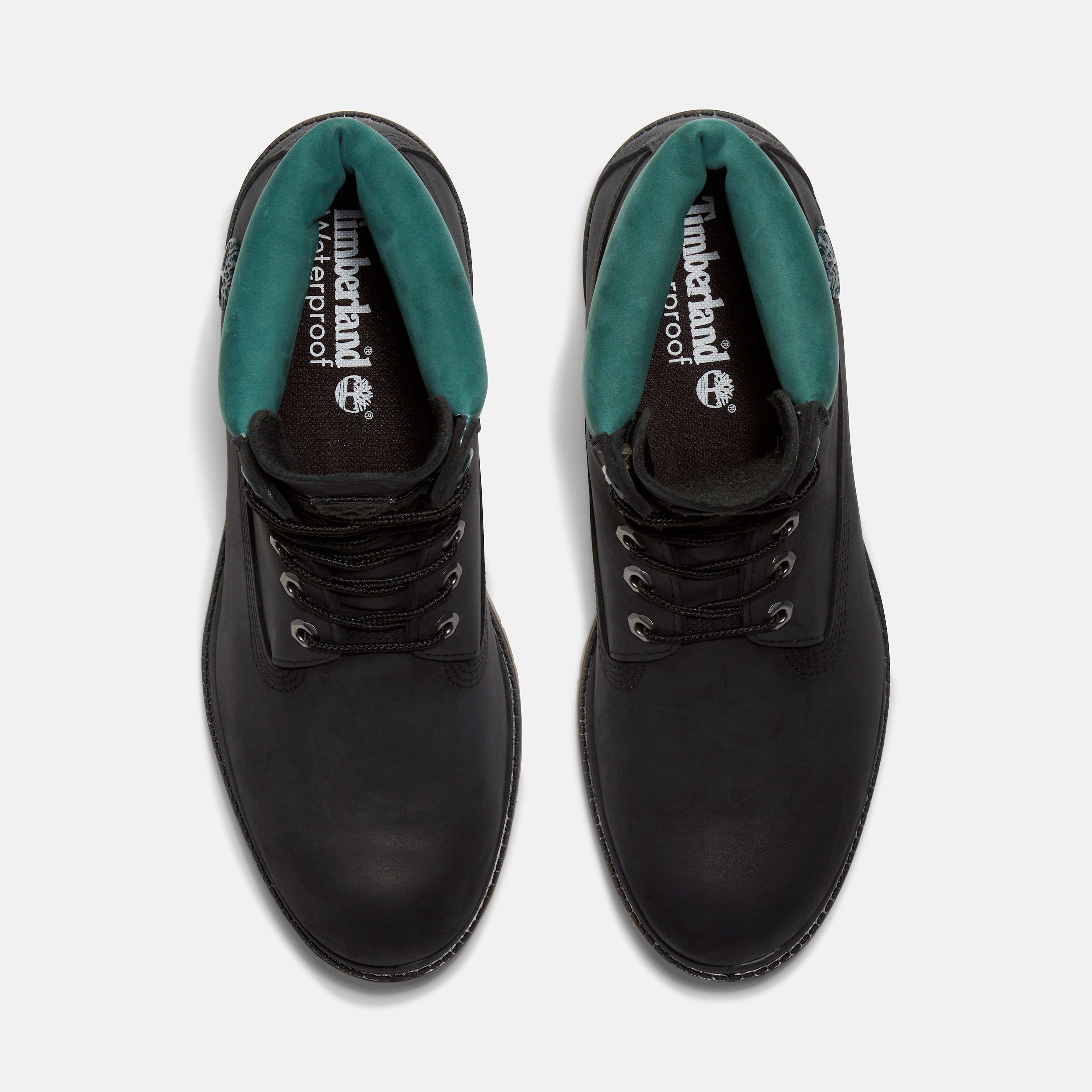 [TB0A6CRY001] MENS TIMBERLAND 6 INCH PREMIUM BOOT 'VARSITY PACK - BLACK GREEN'