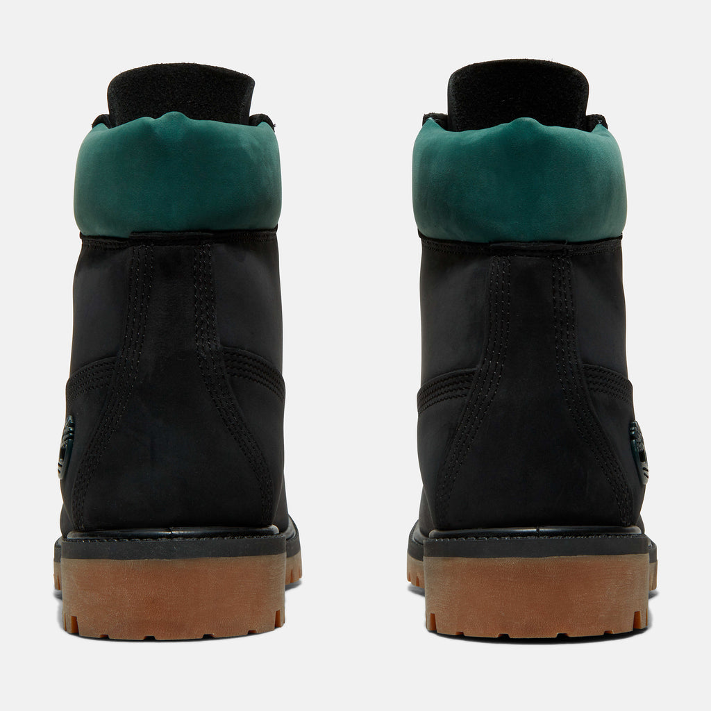 [TB0A6CRY001] MENS TIMBERLAND 6 INCH PREMIUM BOOT 'VARSITY PACK - BLACK GREEN'