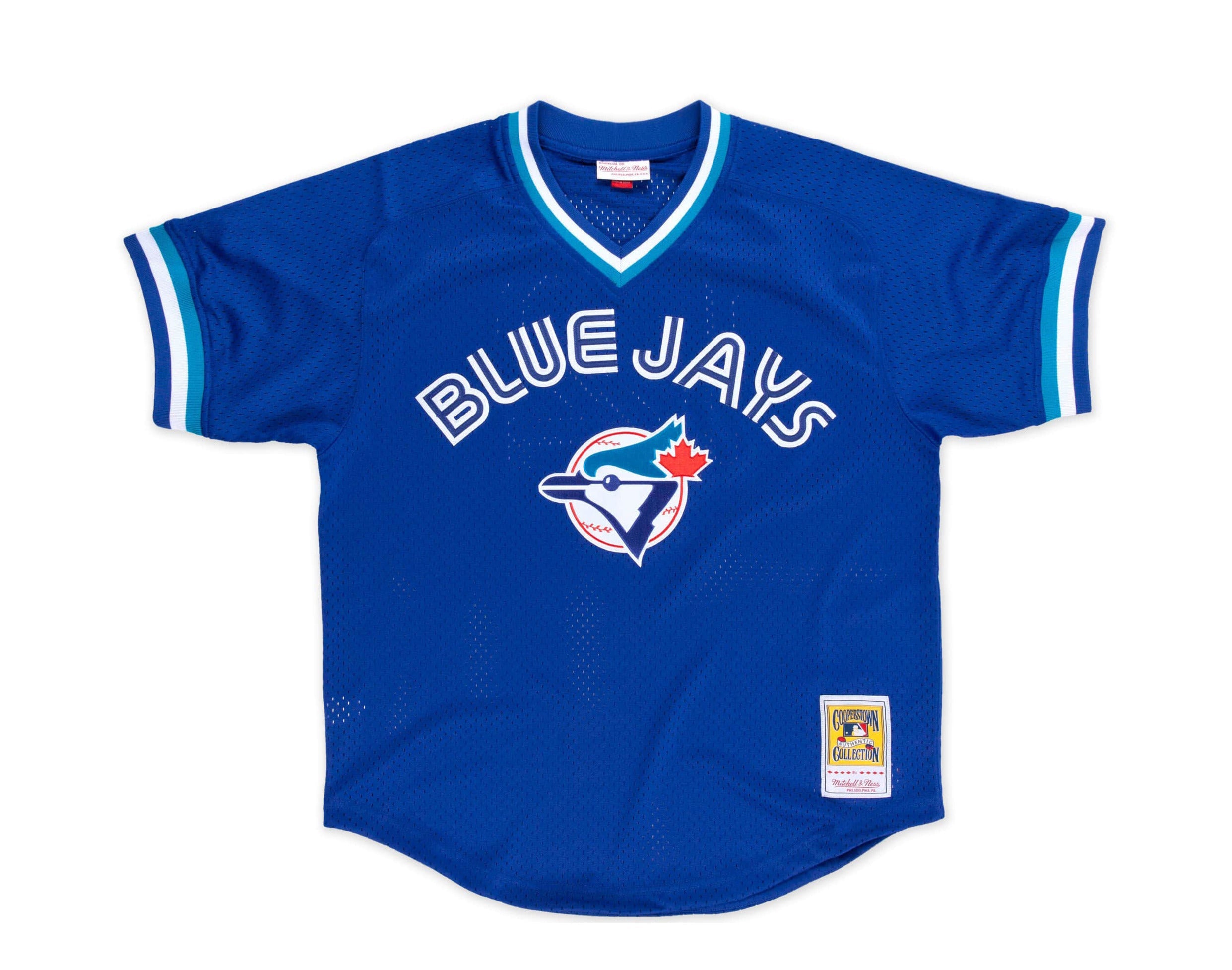 Mens Mitchell & Ness MLB AUTHENTIC BP JERSEY - PULLOVER BLUE JAYS 1993 ROBERTO ALOMAR