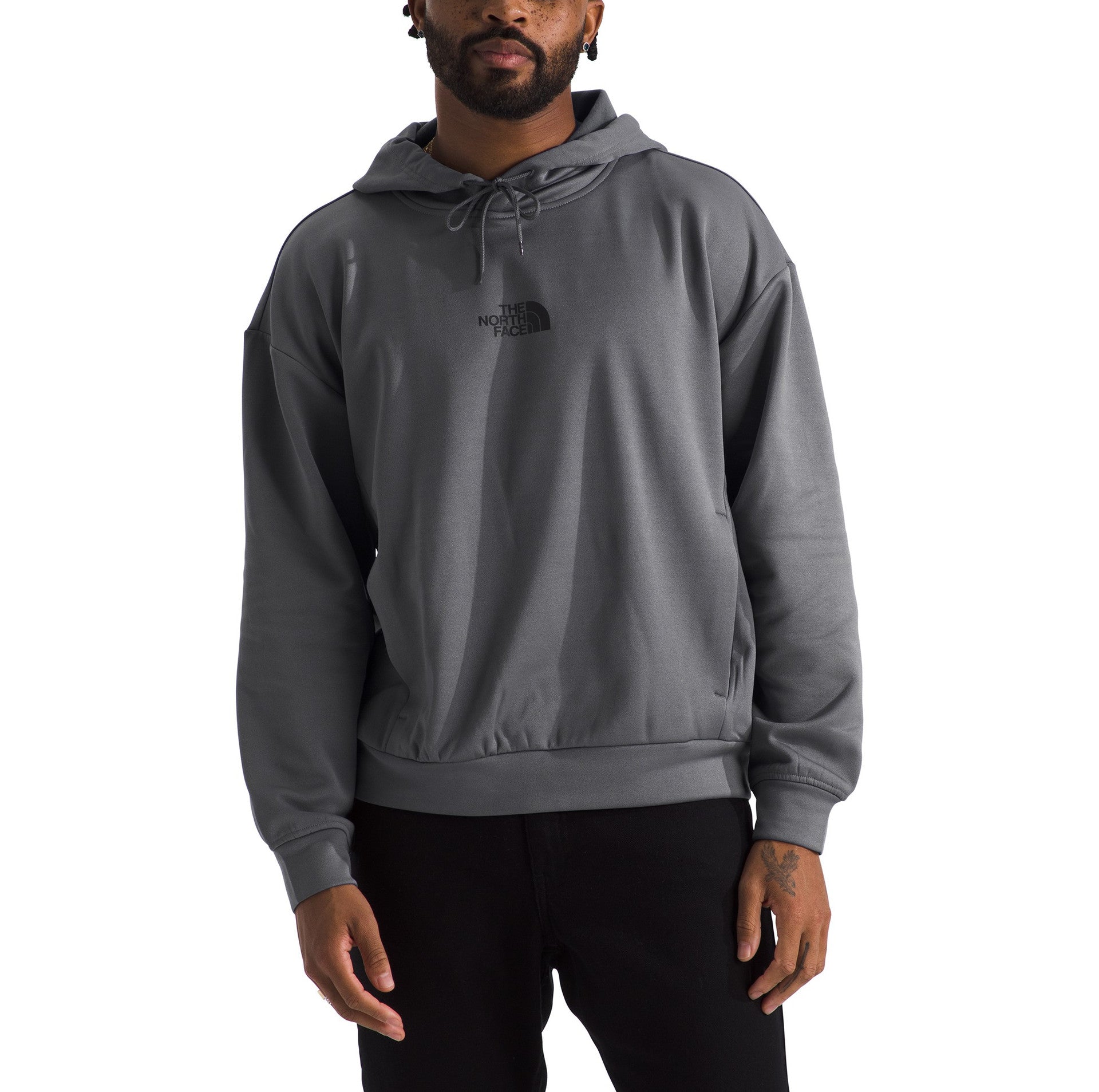 MENS THE NORTH FACE HORIZON PERFORMANCE FLEECE PULLOVER HOODIE 'SMOKE PEARL'