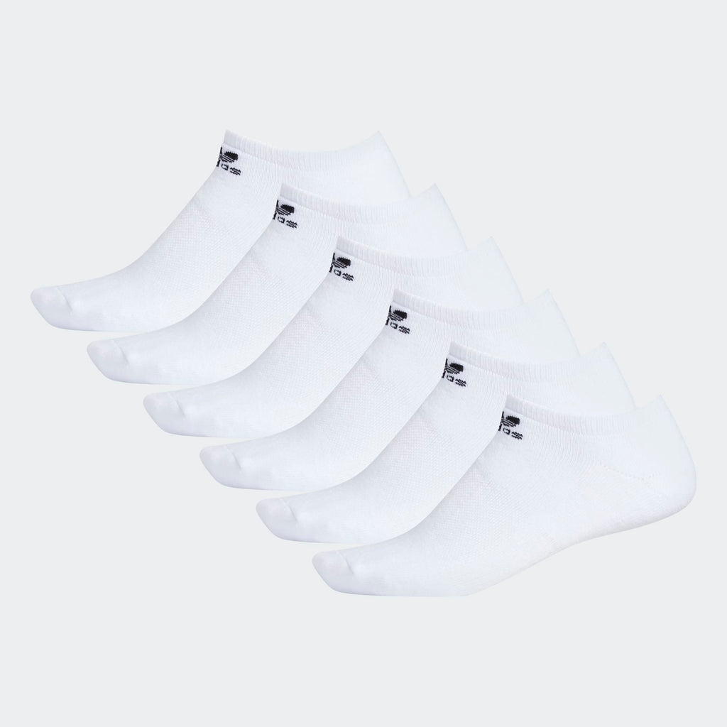 [CI9858] UNISEX ADIDAS TREFOIL 6 PACK NO SHOW SOCKS