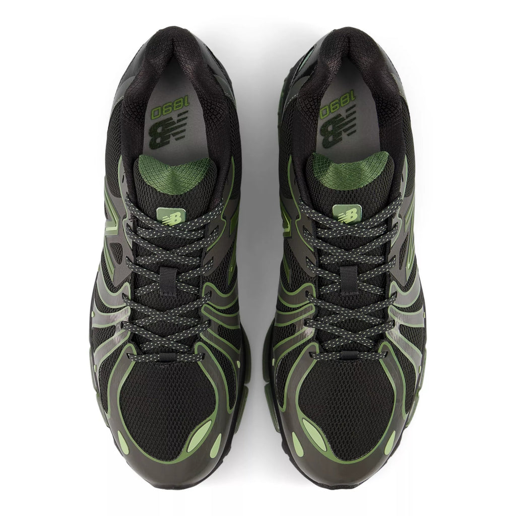 [U189071H] MENS NEW BALANCE 1890 'FADED BLACK UTILITY GREEN' - 3