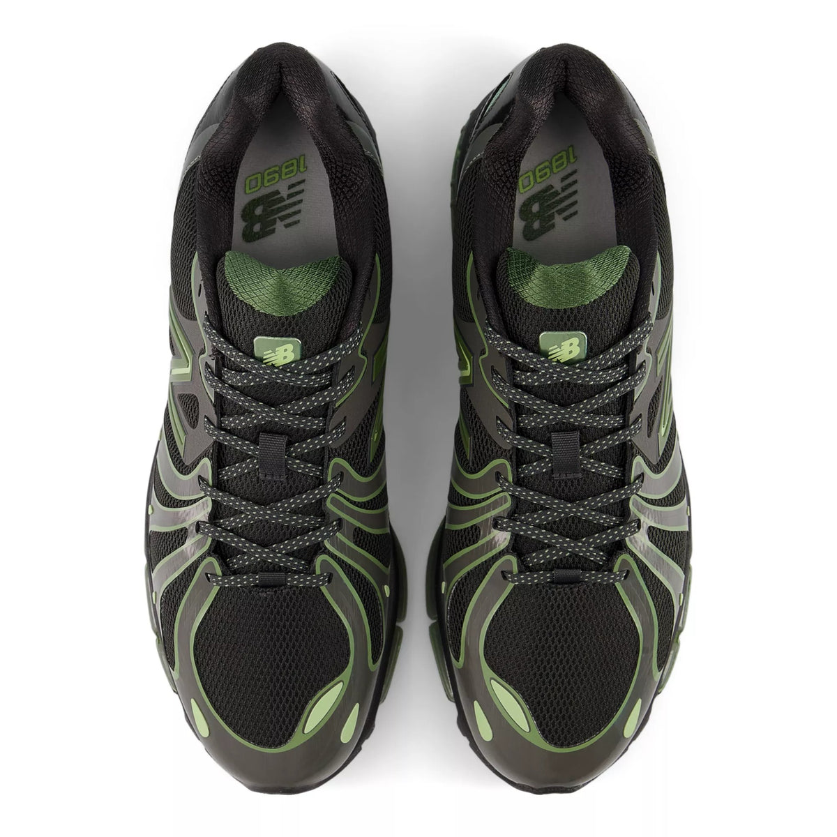 [U189071H] MENS NEW BALANCE 1890 'FADED BLACK UTILITY GREEN' - 3
