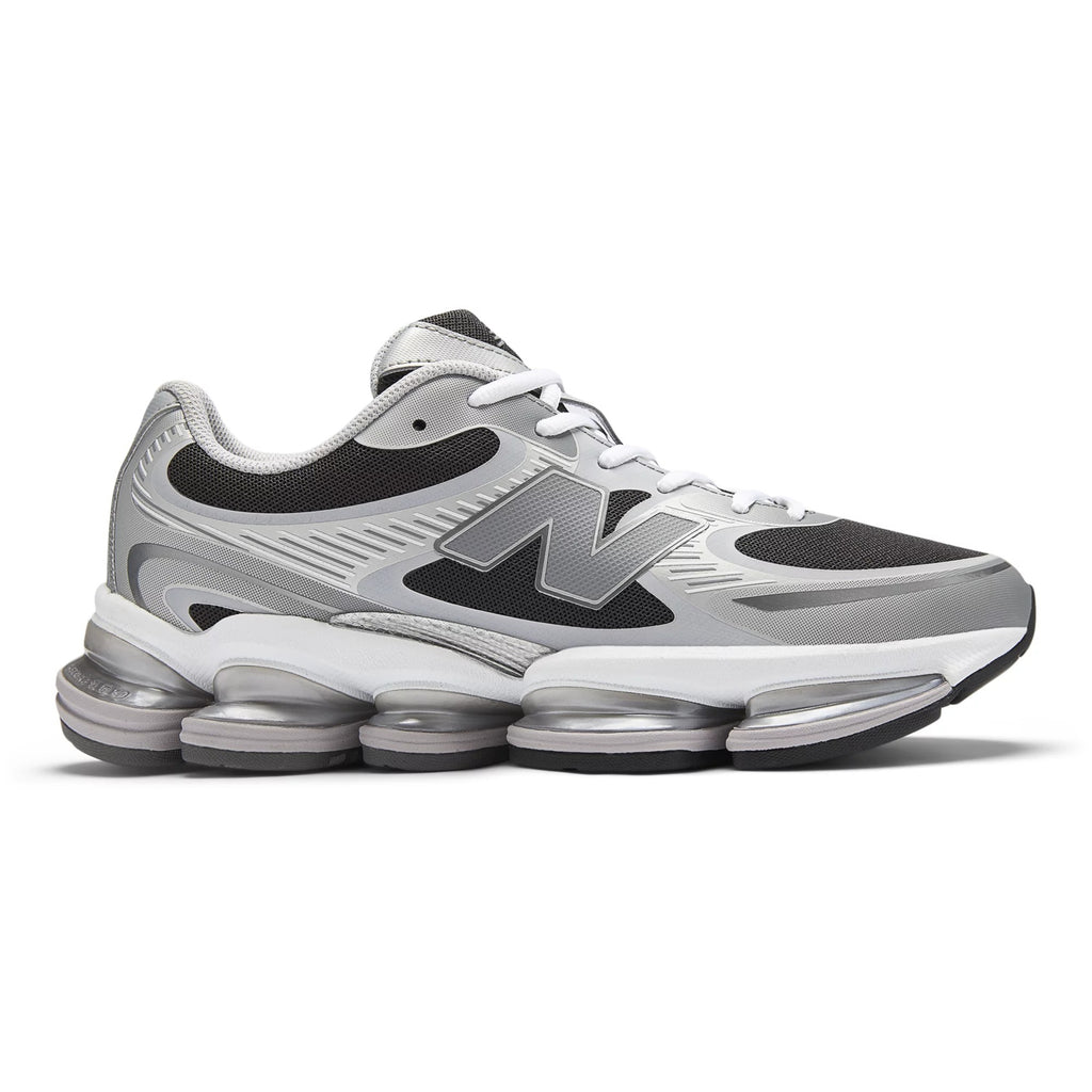 [U20003OZ] MENS NEW BALANCE ABZORB 2000 'SILVER METALLIC-FADED BLACK' - 1