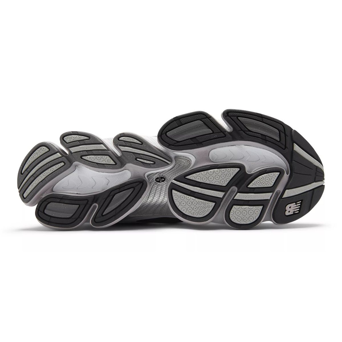 [U20003OZ] MENS NEW BALANCE ABZORB 2000 'SILVER METALLIC-FADED BLACK' - 5