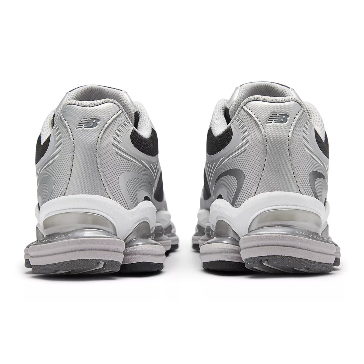 [U20003OZ] MENS NEW BALANCE ABZORB 2000 'SILVER METALLIC-FADED BLACK' - 6