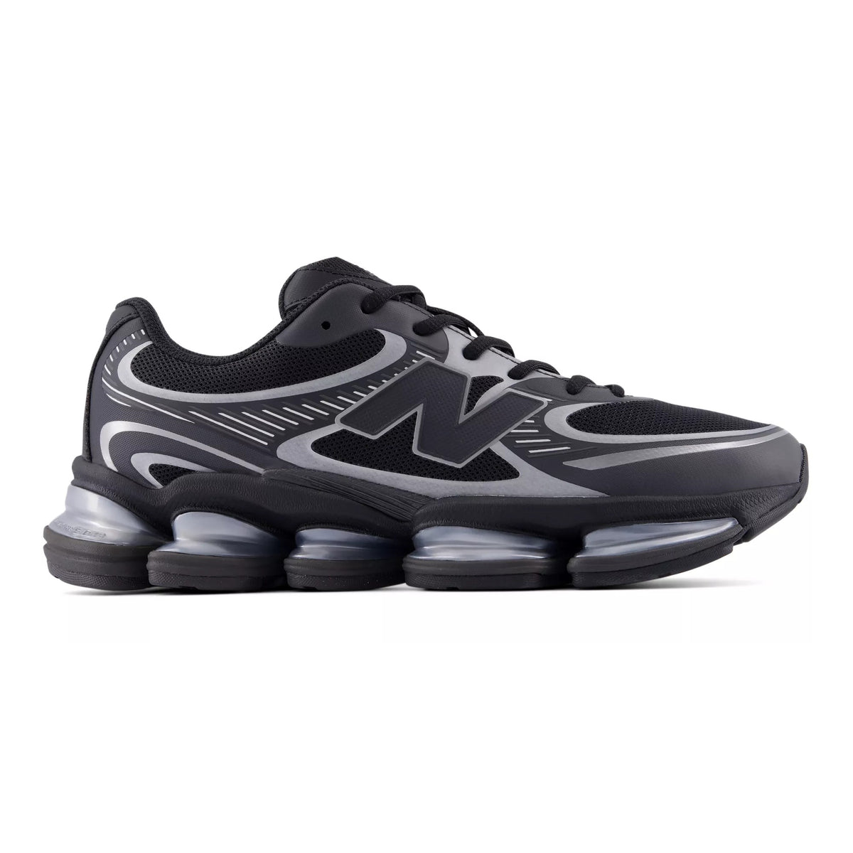 [U20008LL] MENS NEW BALANCE ABZORB 2000 'BLACK-SILVER METALLIC' - 1