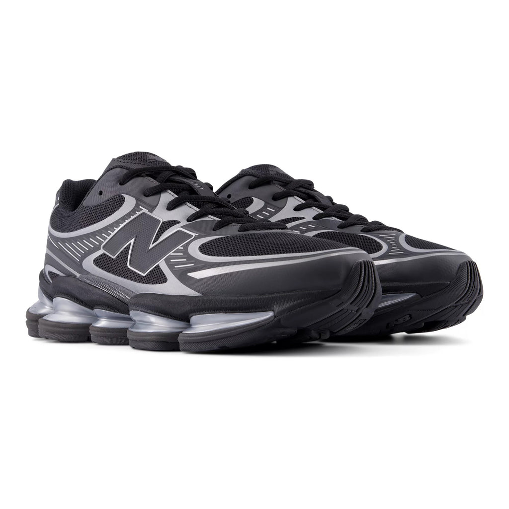 [U20008LL] MENS NEW BALANCE ABZORB 2000 'BLACK-SILVER METALLIC' - 4