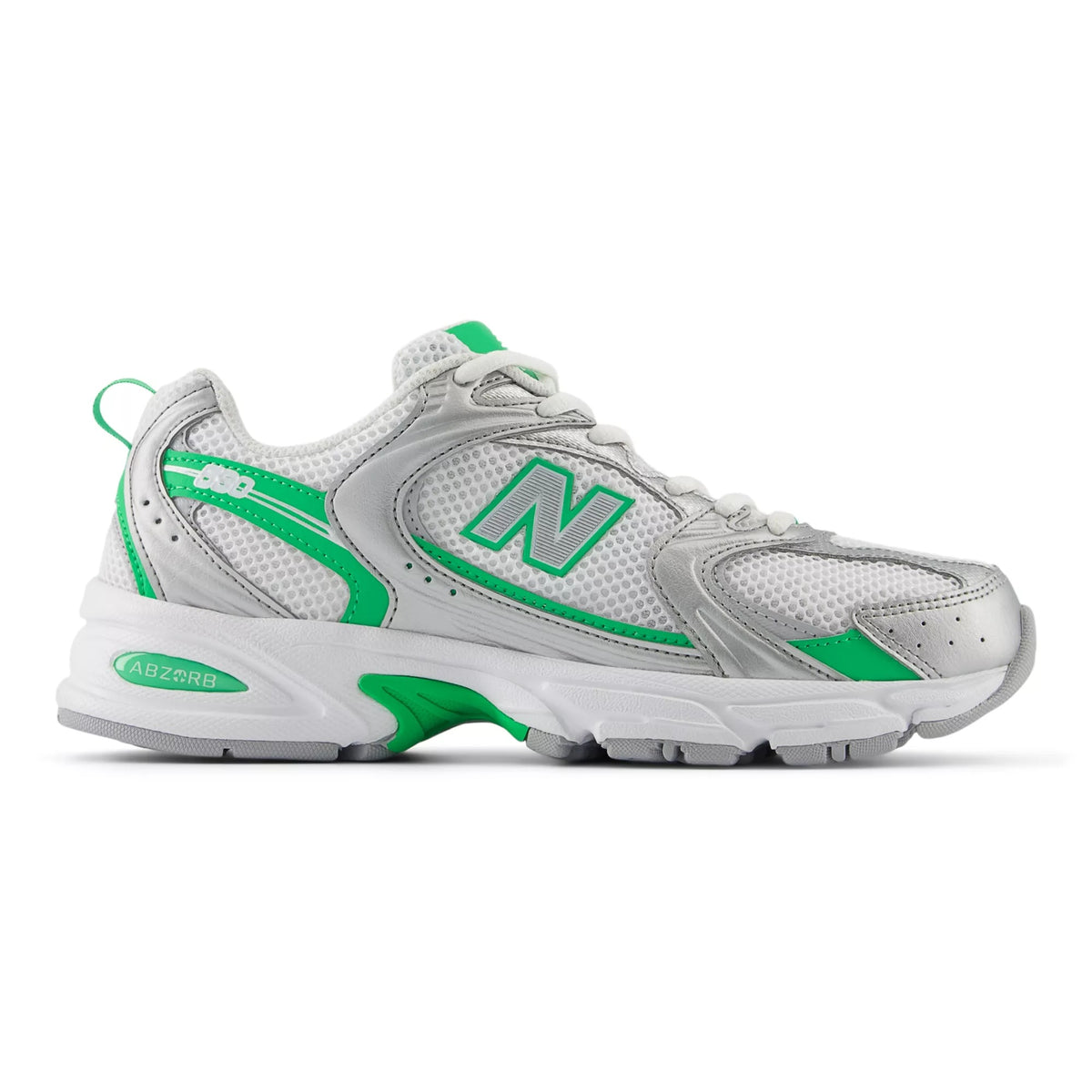 [U530APL] MENS NEW BALANCE 530 'GREEN APPLE SILVER METALLIC' - 1