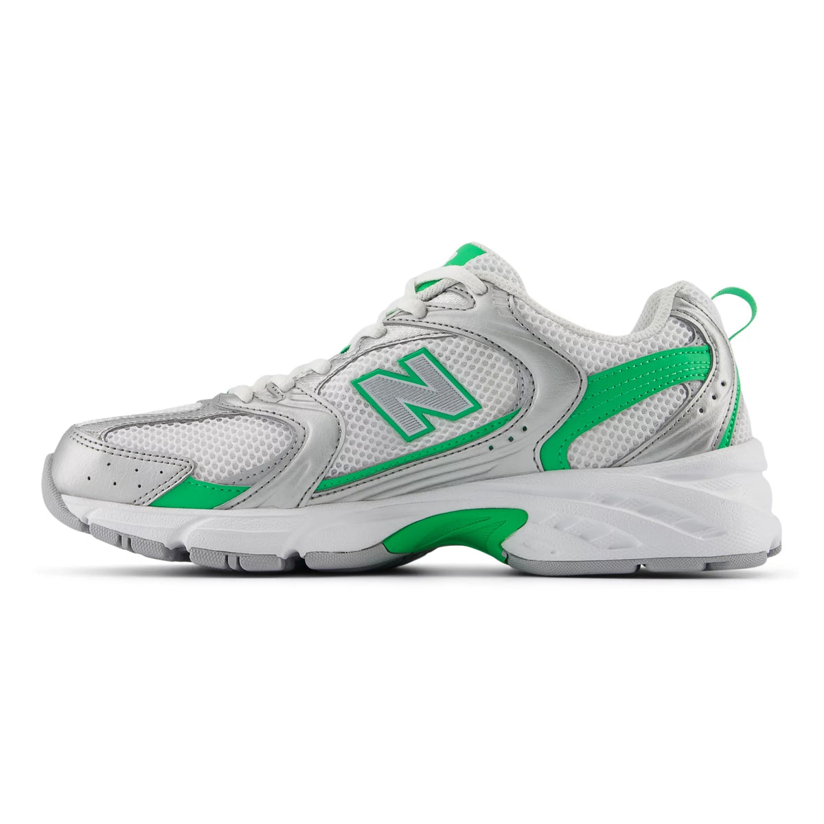 [U530APL] MENS NEW BALANCE 530 'GREEN APPLE SILVER METALLIC' - 2