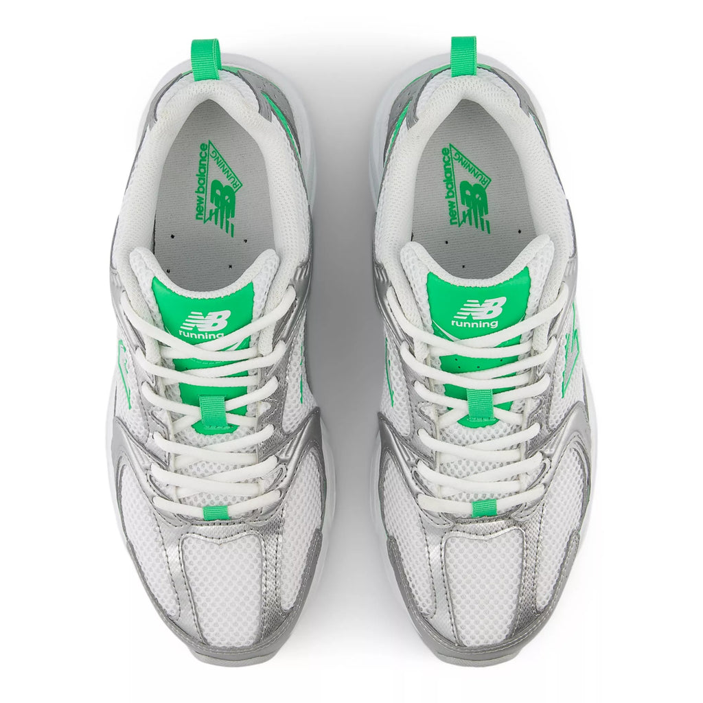 [U530APL] MENS NEW BALANCE 530 'GREEN APPLE SILVER METALLIC' - 3