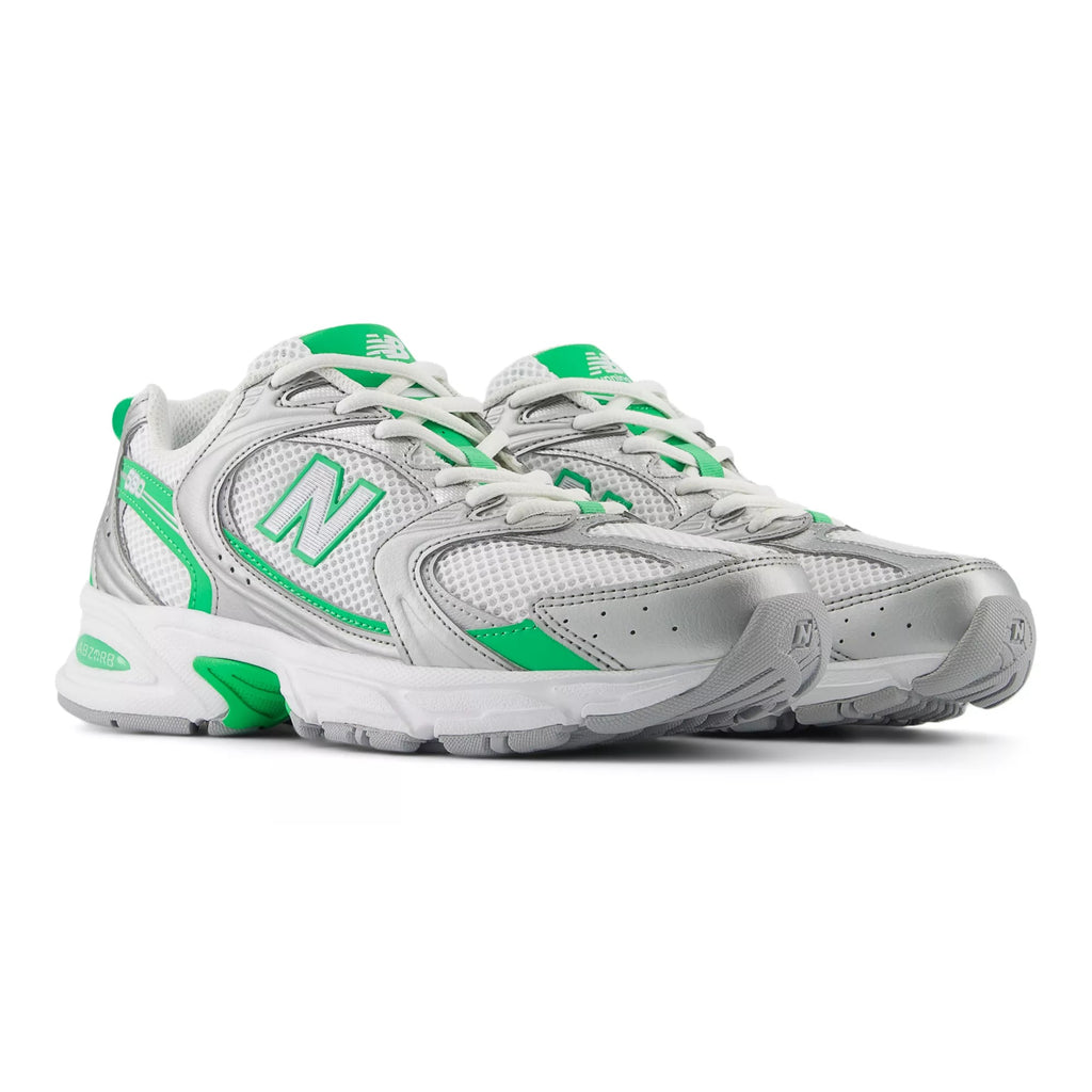 [U530APL] MENS NEW BALANCE 530 'GREEN APPLE SILVER METALLIC' - 4
