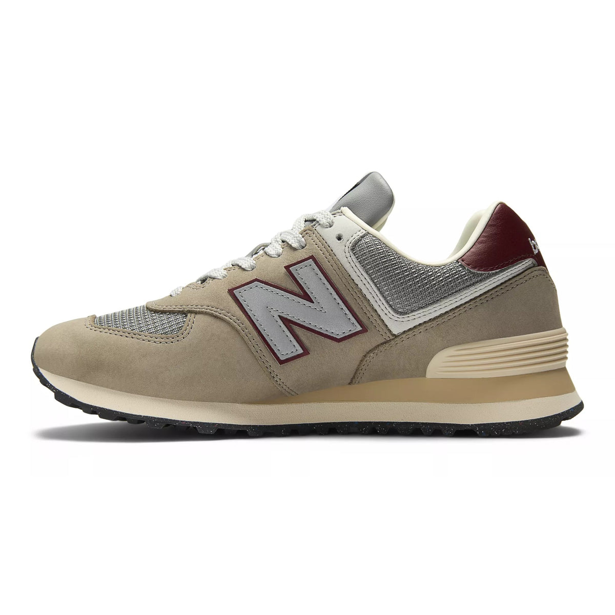 [U574SKB] MENS NEW BALANCE 574 'ARID STONE MONARCH BURGUNDY' - 2