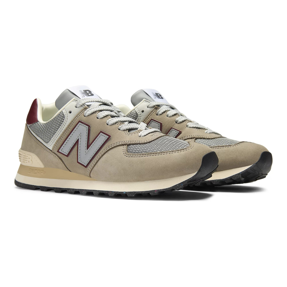 [U574SKB] MENS NEW BALANCE 574 'ARID STONE MONARCH BURGUNDY' - 4