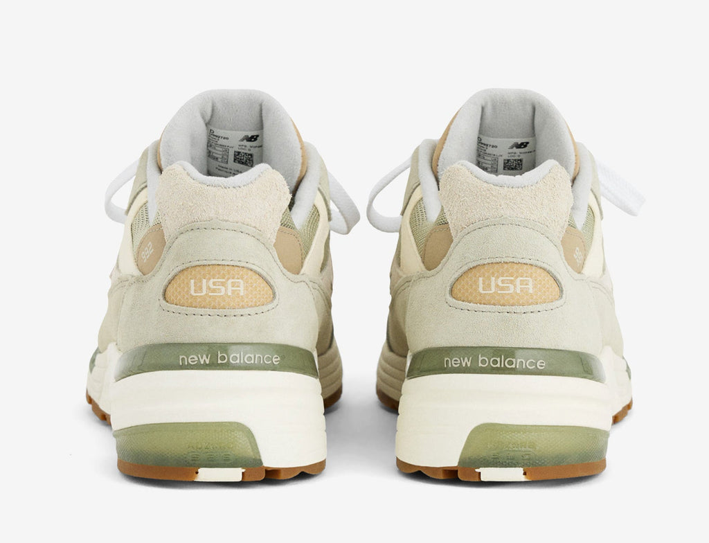 [U992720] MENS NEW BALANCE 992 MADE IN USA 'OLIVINE'