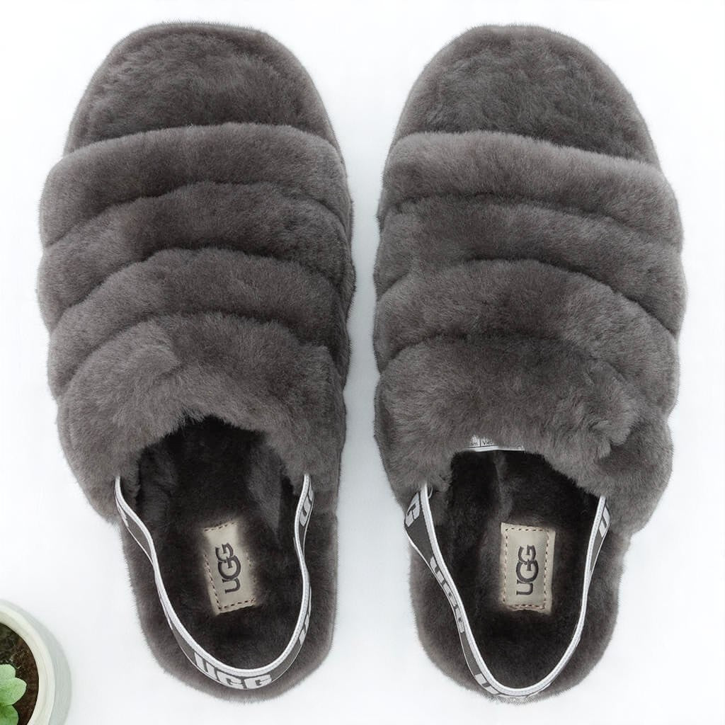 [1098494K-CHRC] Kids UGG FLUFF YEAH SLIDE