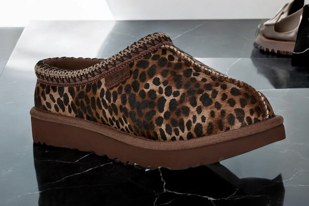 [1158350-BCDR] Womens UGG TASMAN SLIPPER 'BURNT CEDAR CHEETAH'