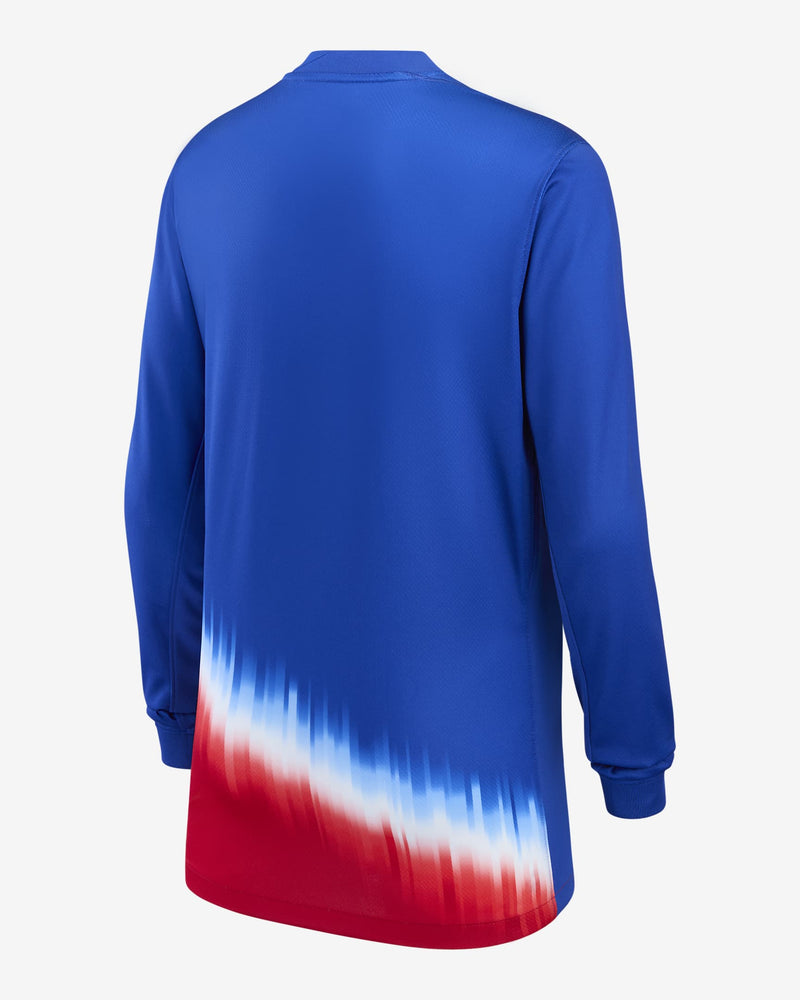 Youth Nike USMNT 2024 Stadium Away Soccer Long-Sleeve Dri-Fit Replica Jersey