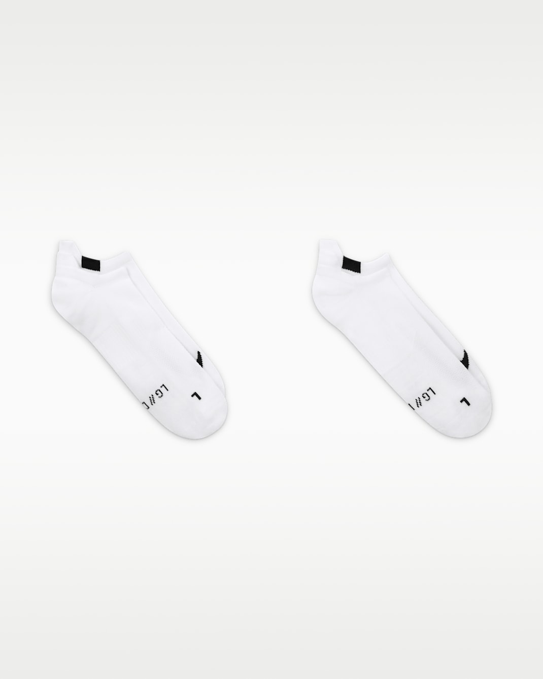[SX7554-100] MENS NIKE MULTIPLIER NO SHOW 2 PACK SOCKS
