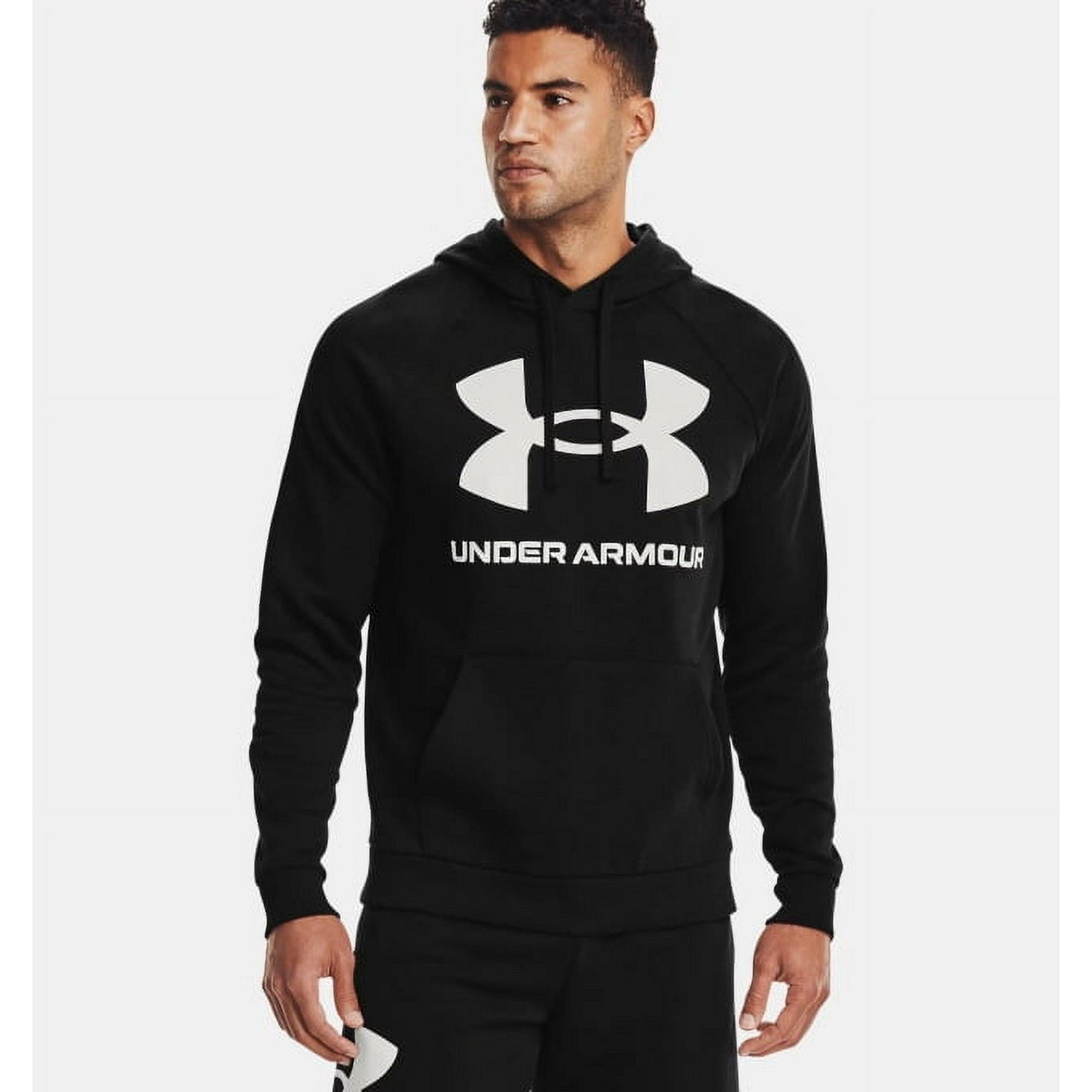 [1357093-001] MENS UNDER ARMOUR RIVAL FLEECE BIG LOGO HOODY