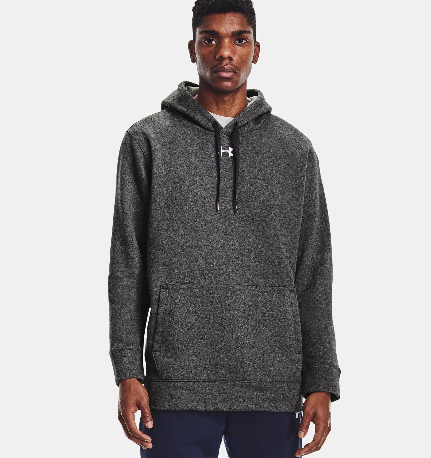 [1300123-091] MENS UNDER ARMOUR HUSTLE FLEECE HOODY