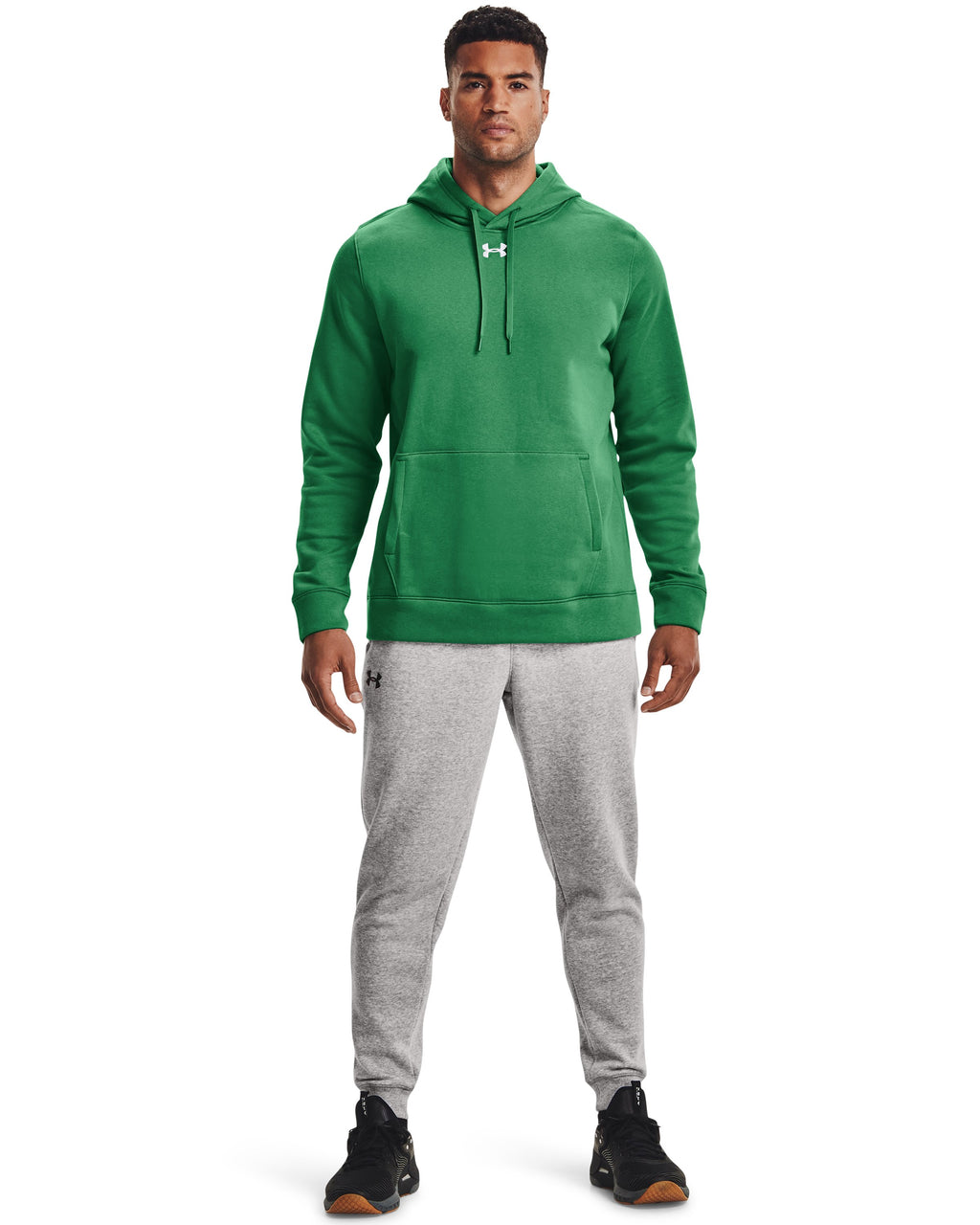 [1300123-305] MENS UNDER ARMOUR HUSTLE FLEECE HOODY
