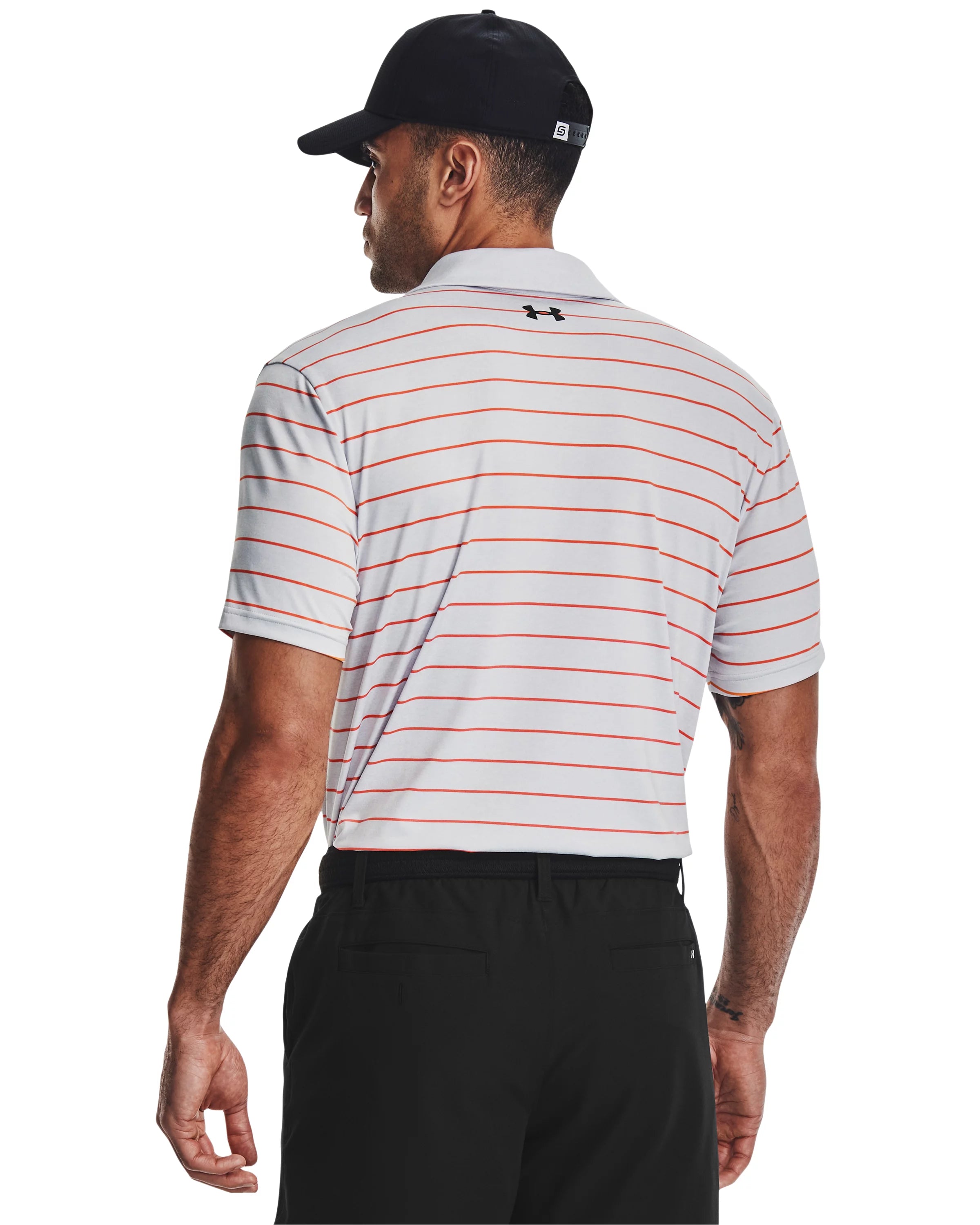 [1378676-014] MENS UNDER ARMOUR PLAYOFF 3.0 STRIPE POLO