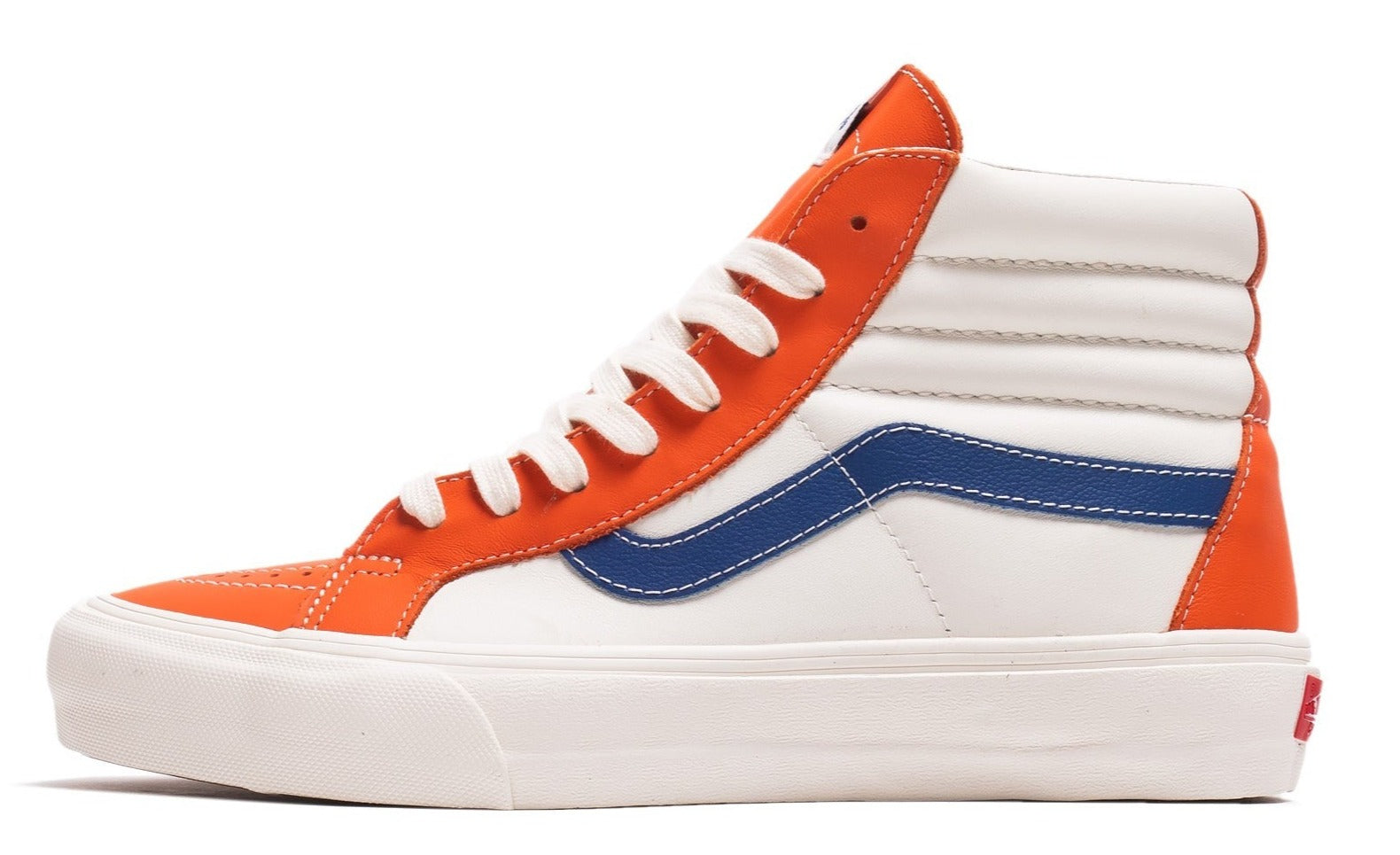 [VN0A4BVH22E] Mens Vans VAULT UA SK8-HI REISSUE LEATHER VL 'FLAME TRUE BLUE'