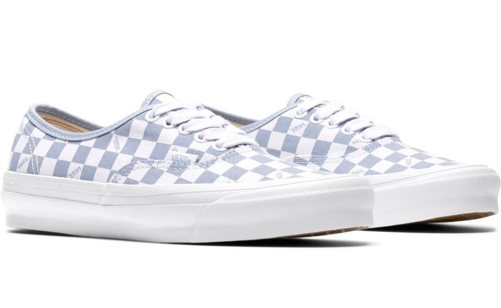 [VN0A5FBDSKY] Mens Vans VAULT OG AUTHENTIC LX 'CHECKERBOARD WHITE SKY BLUE'