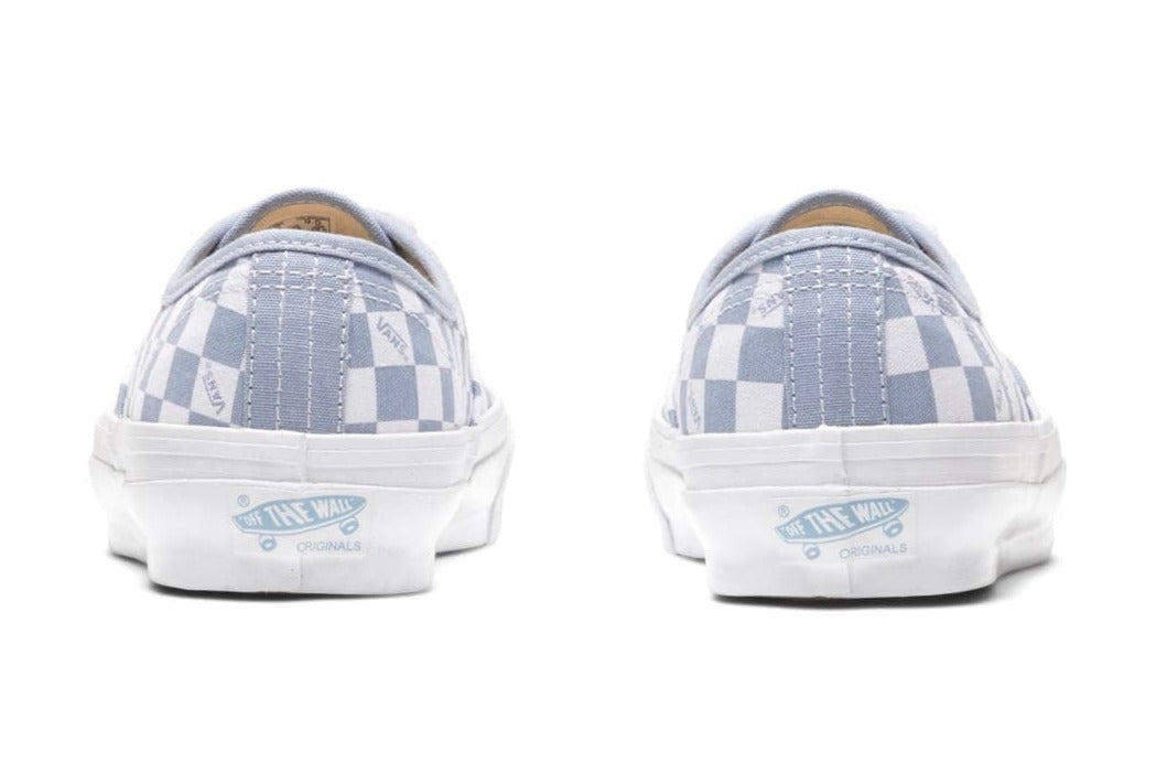 [VN0A5FBDSKY] Mens Vans VAULT OG AUTHENTIC LX 'CHECKERBOARD WHITE SKY BLUE'
