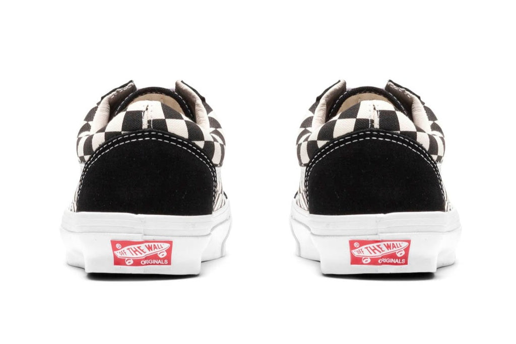 [VN0A4P3X639] Mens Vans VAULT UA OG OLD SKOOL LX 'CHECKERBOARD BLACK'